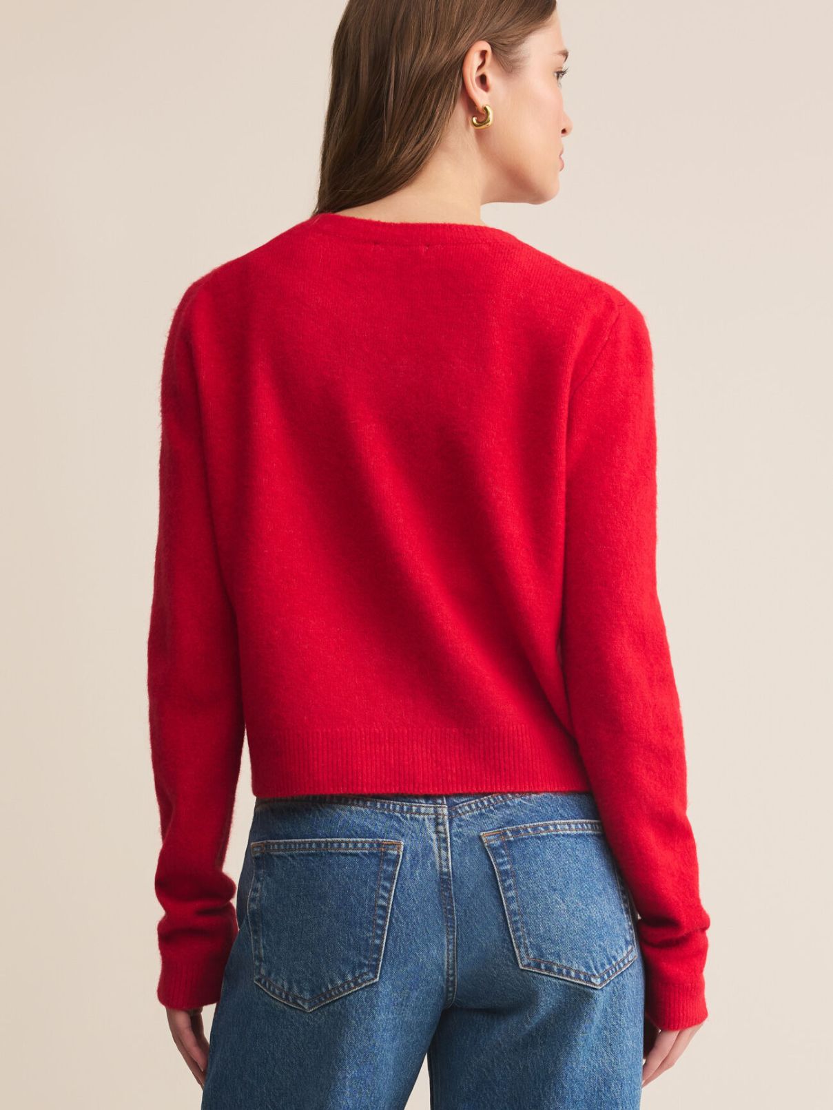 Z Supply Medina Cardigan Festive Red