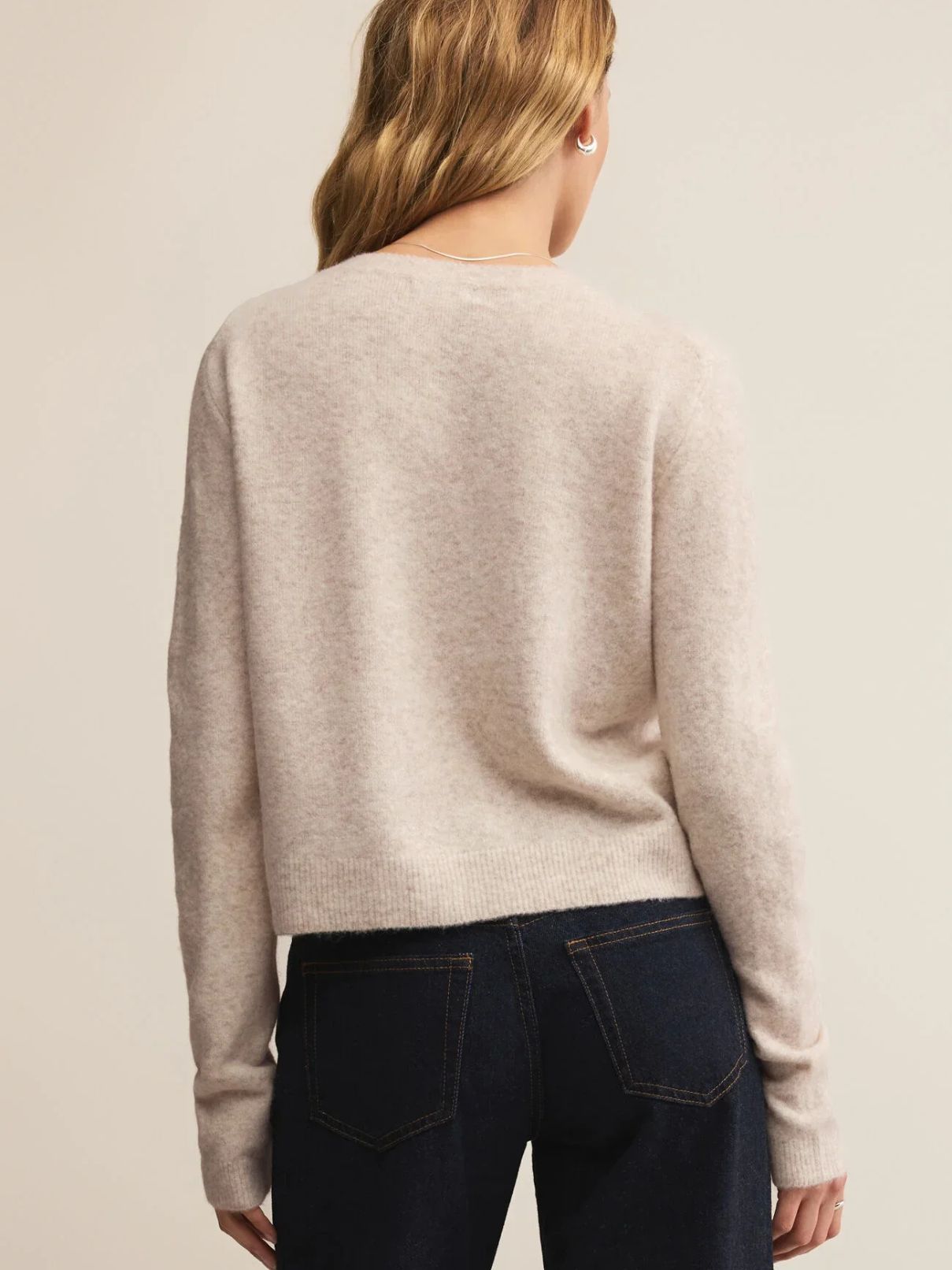 Z Supply Medina Cardigan in Lt Oatmeal