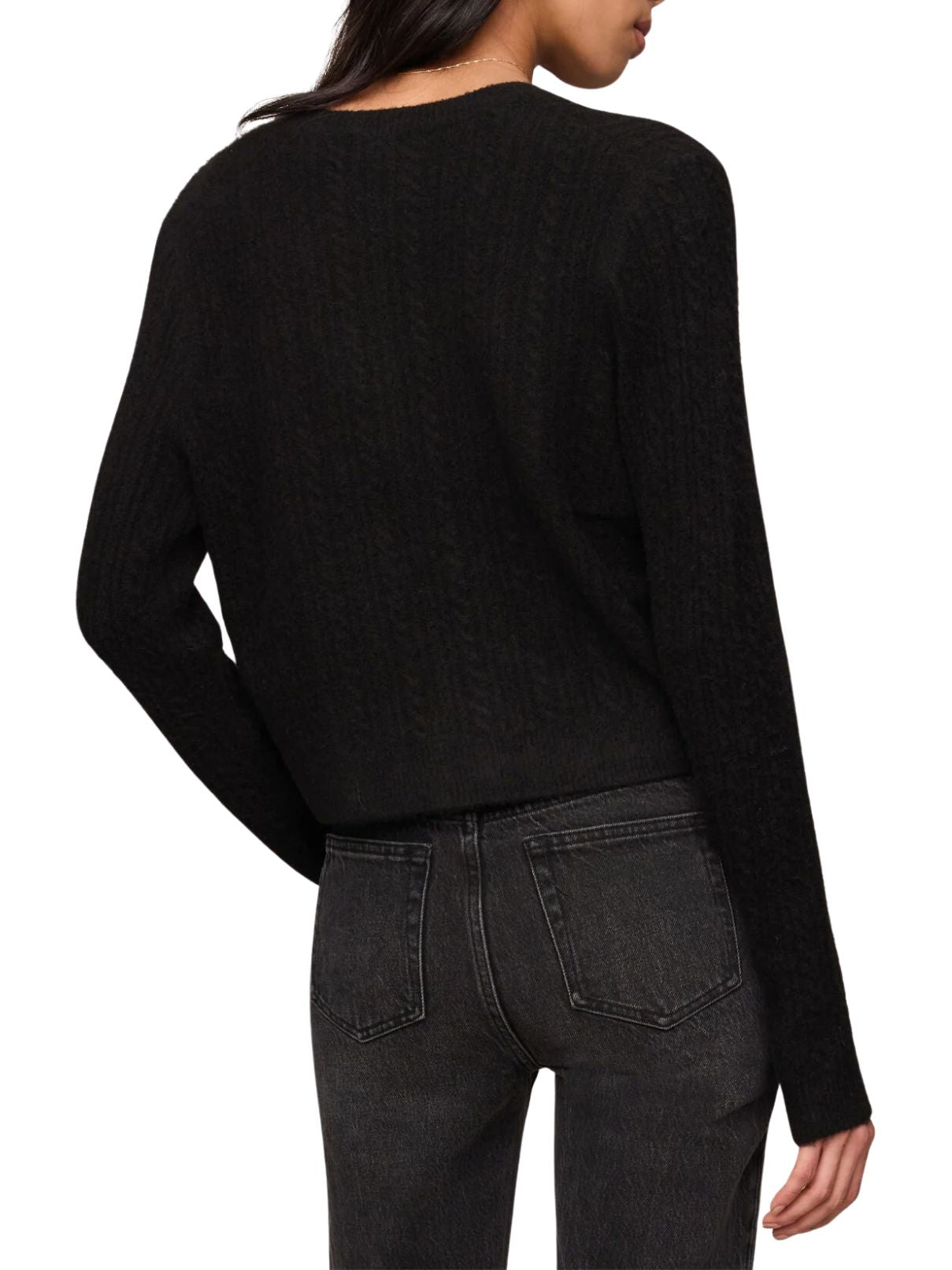 Z Supply Medina Pointelle Cardigan – Black