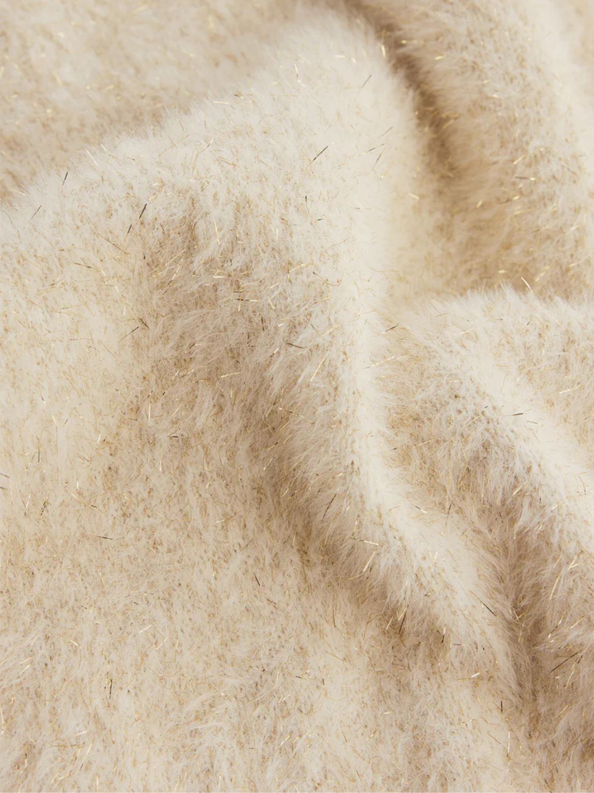 Z Supply Merry Gold Sweater in Warm White