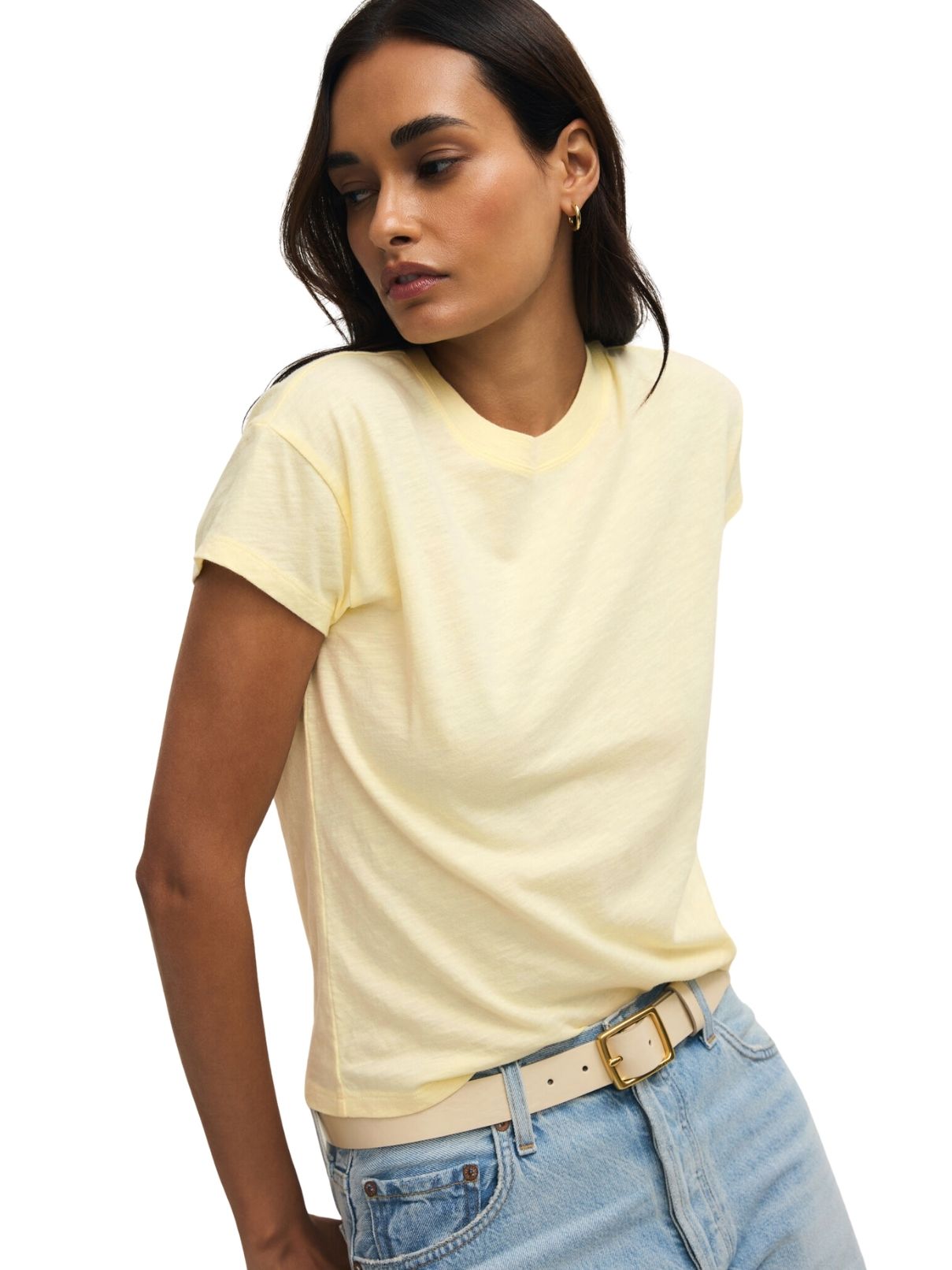 Z Supply Modern Slub Tee Pineapple