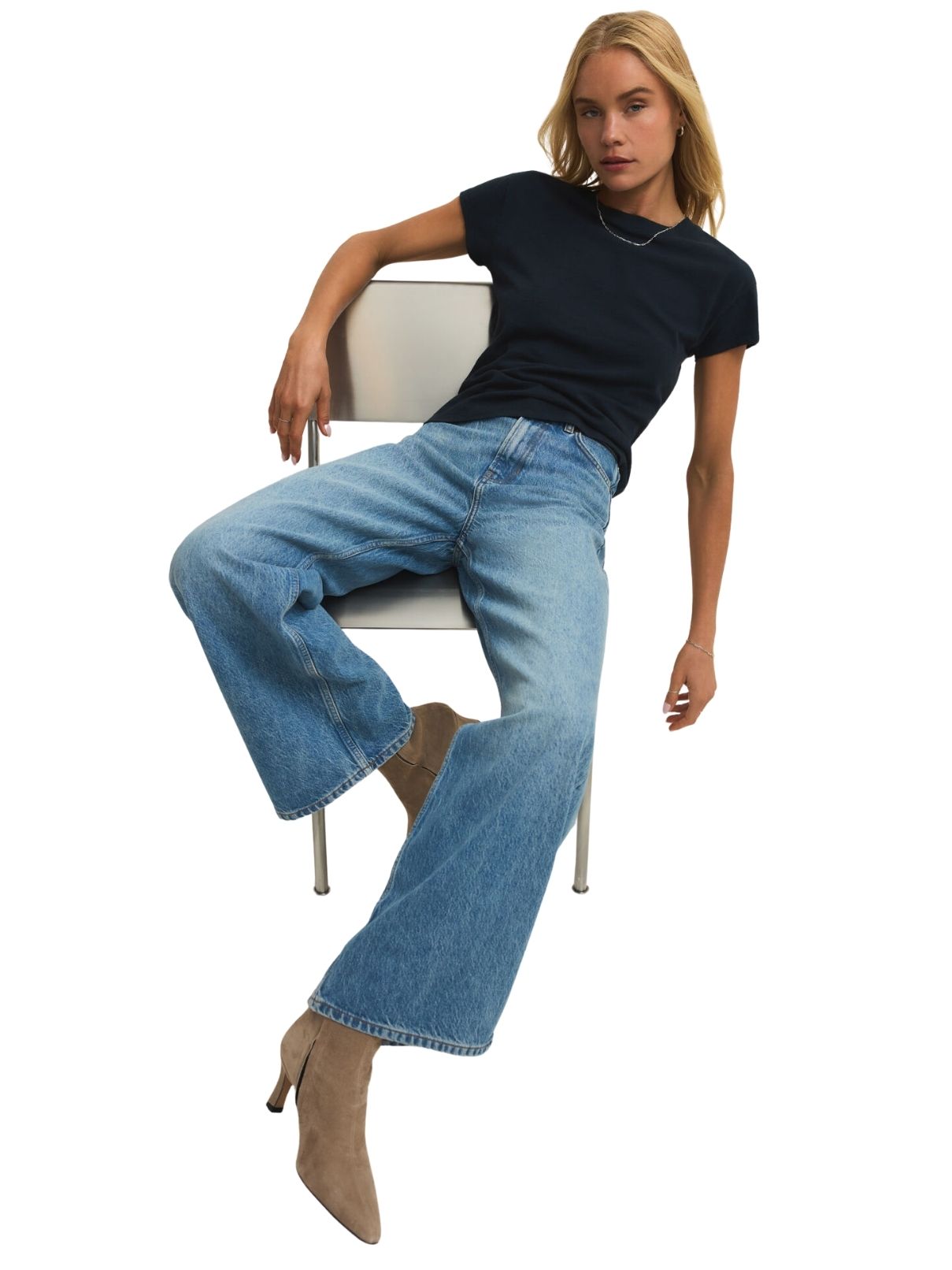 Z Supply Modern Slub Tee in Eclipse