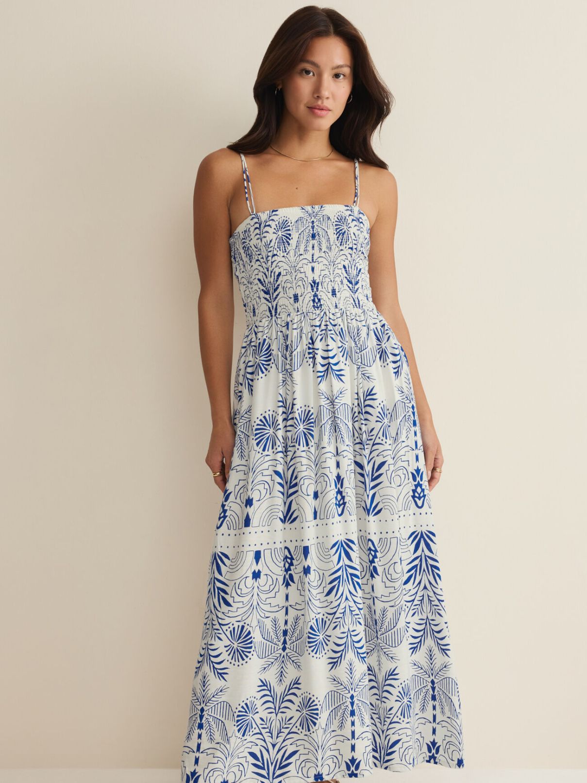 Z Supply Nadine Palm Maxi in Nautical