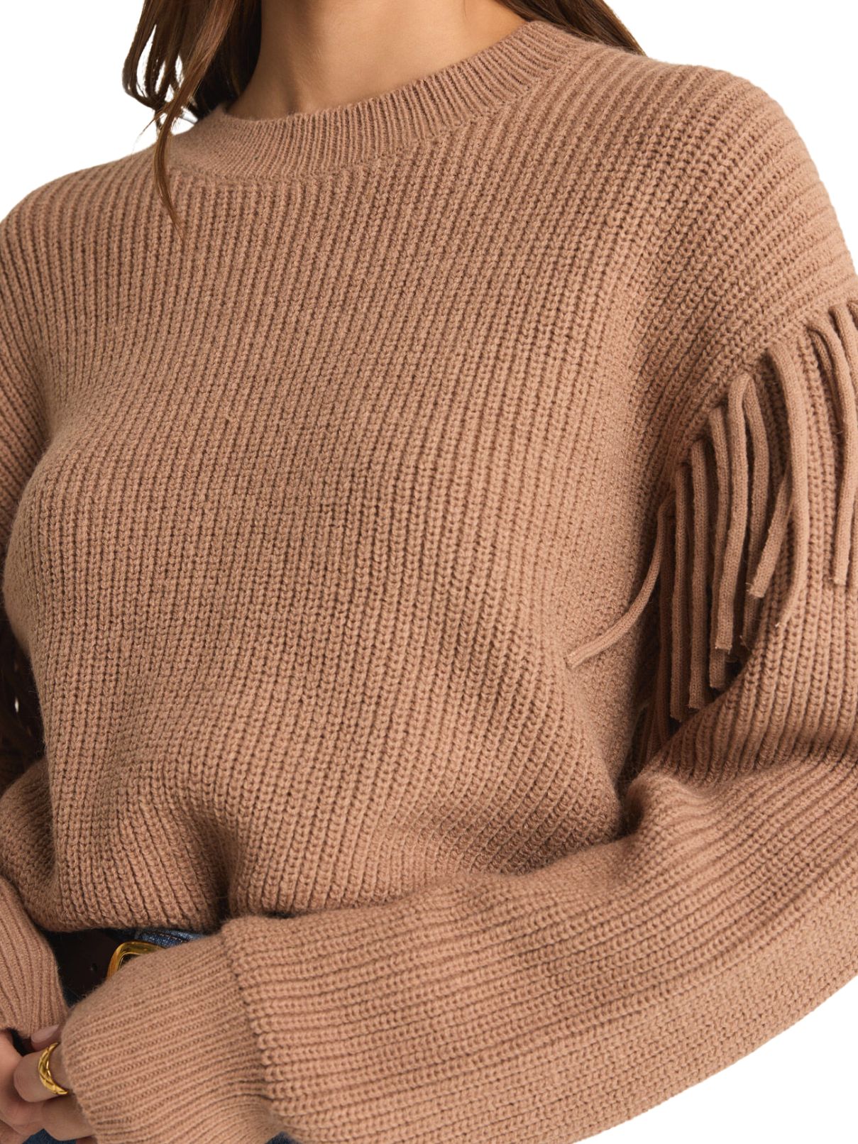 Z Supply On The Fringe Sweater in Campfire