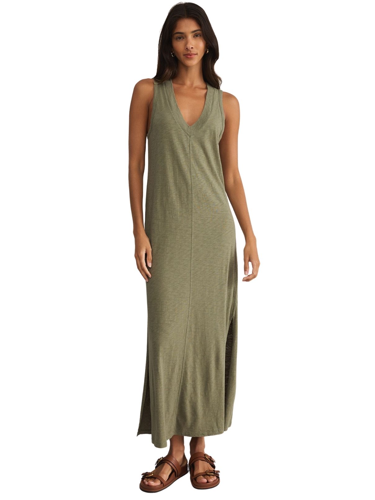 Z Supply Palisades Midi in Avocado