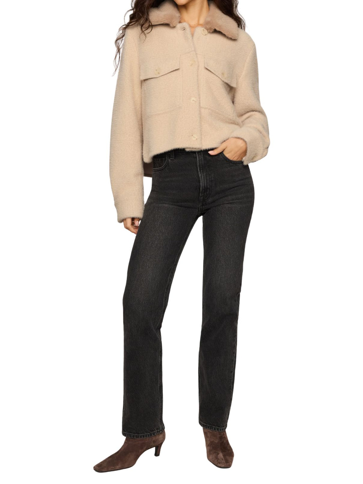 Z Supply Peyton Jacket in Soft Ecru