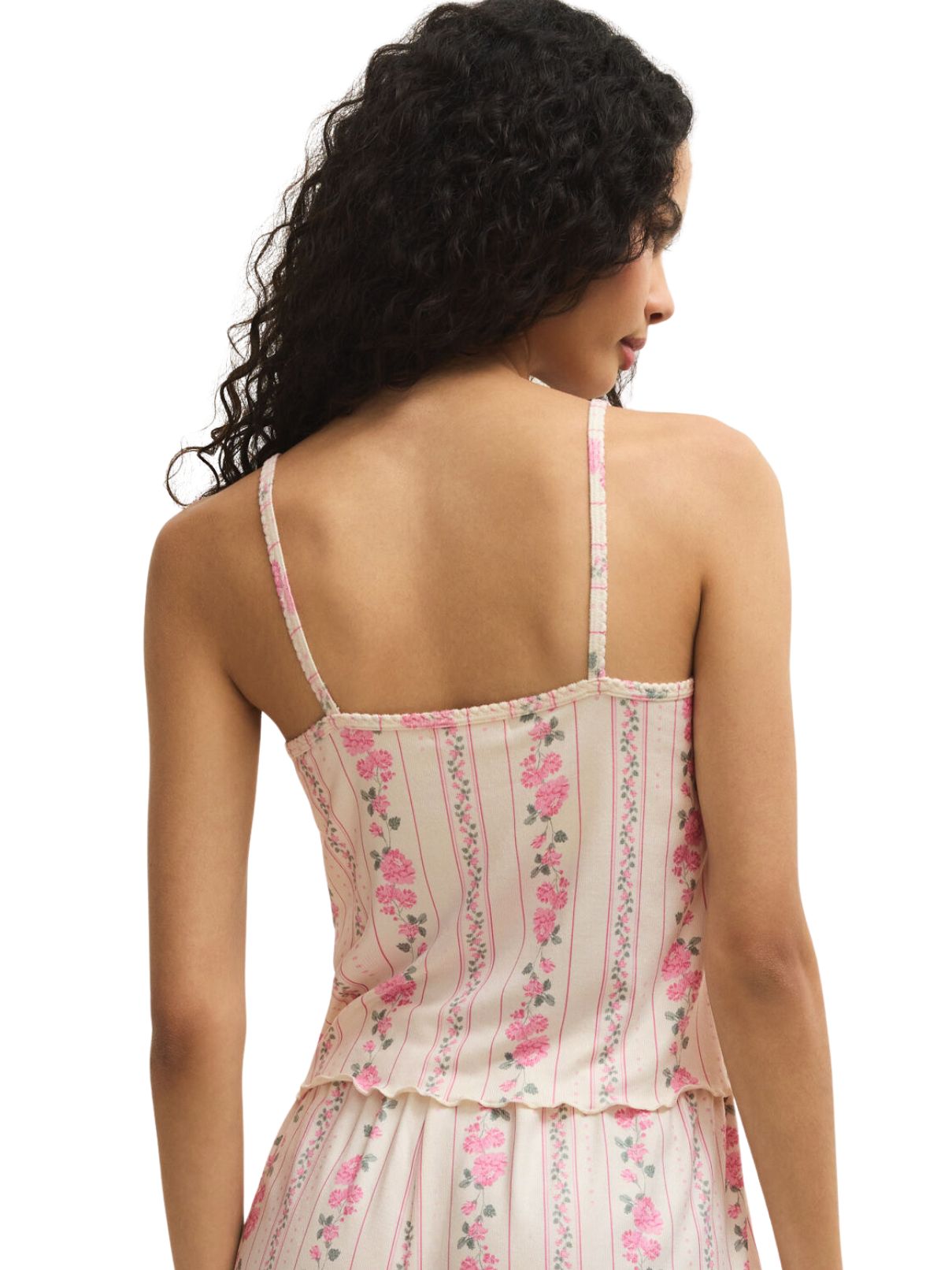 Z Supply Pj Set Boudoir Cami and Pant in Vanilla