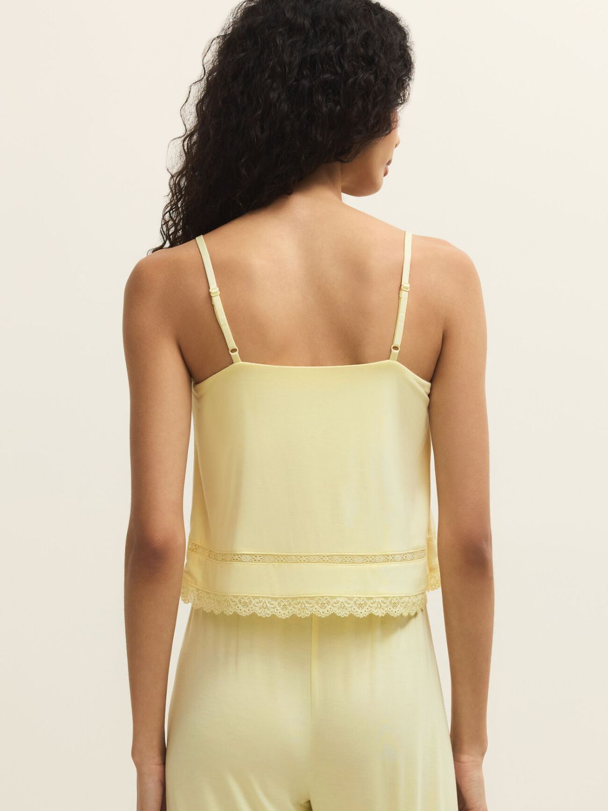 Z Supply Pj Set Crochet Cami and Pant in Pineapple