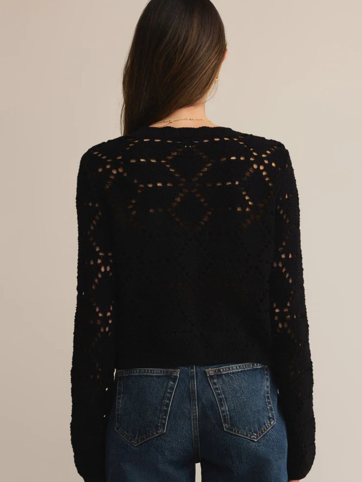 Z Supply Rosalyn Cardigan in Black