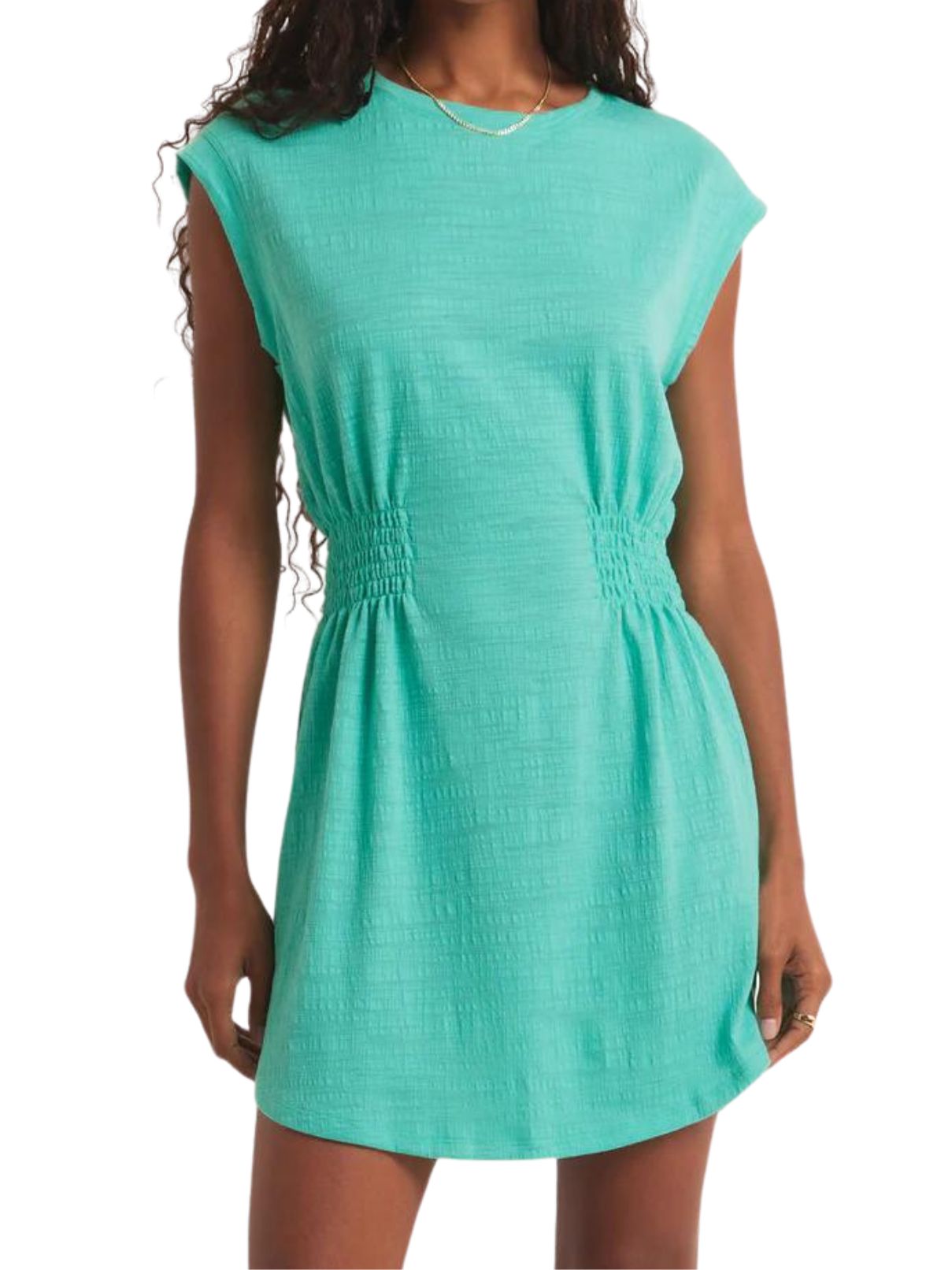 Z Supply Rowan Dress in Cabana Green