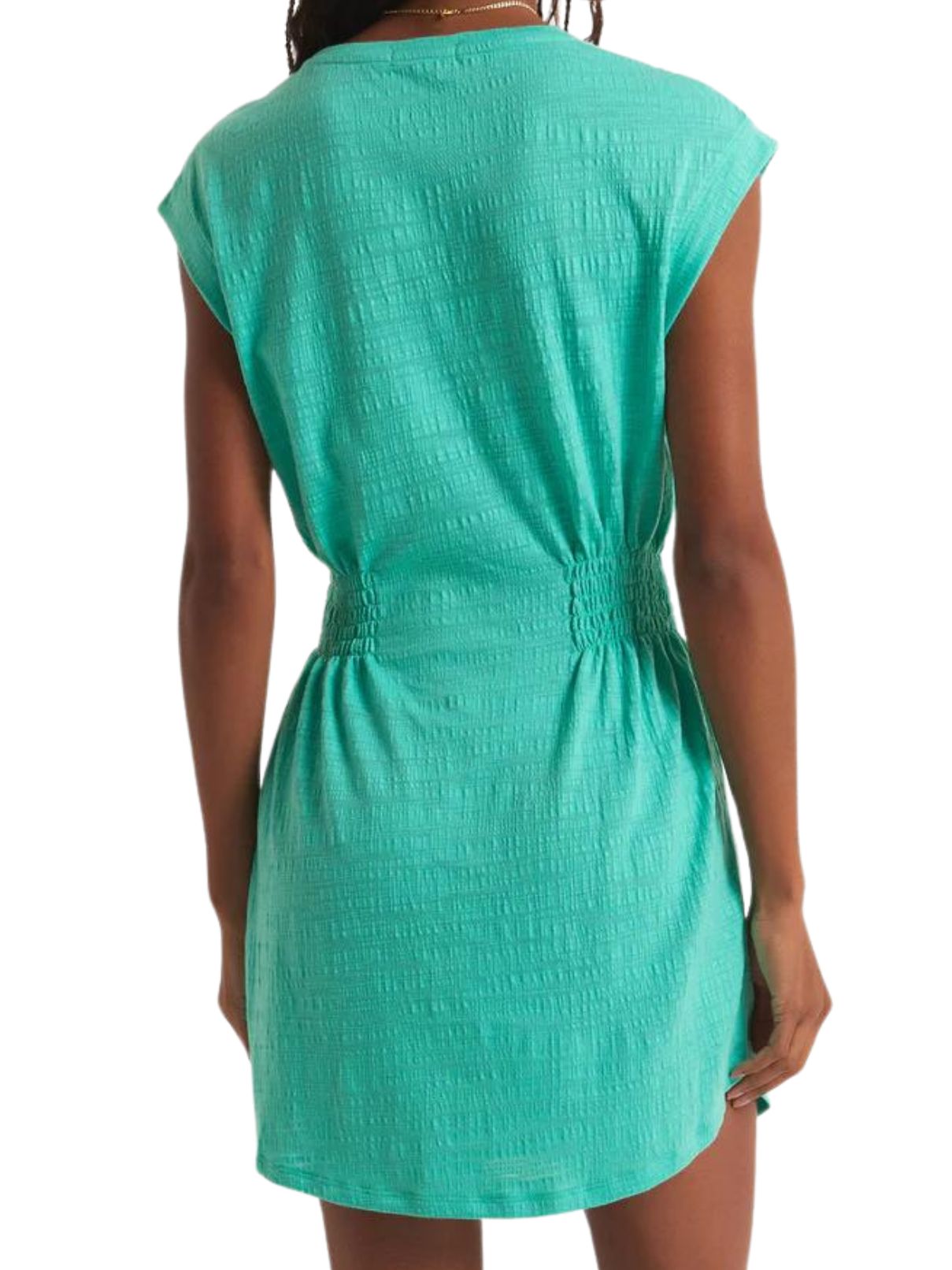 Z Supply Rowan Dress in Cabana Green