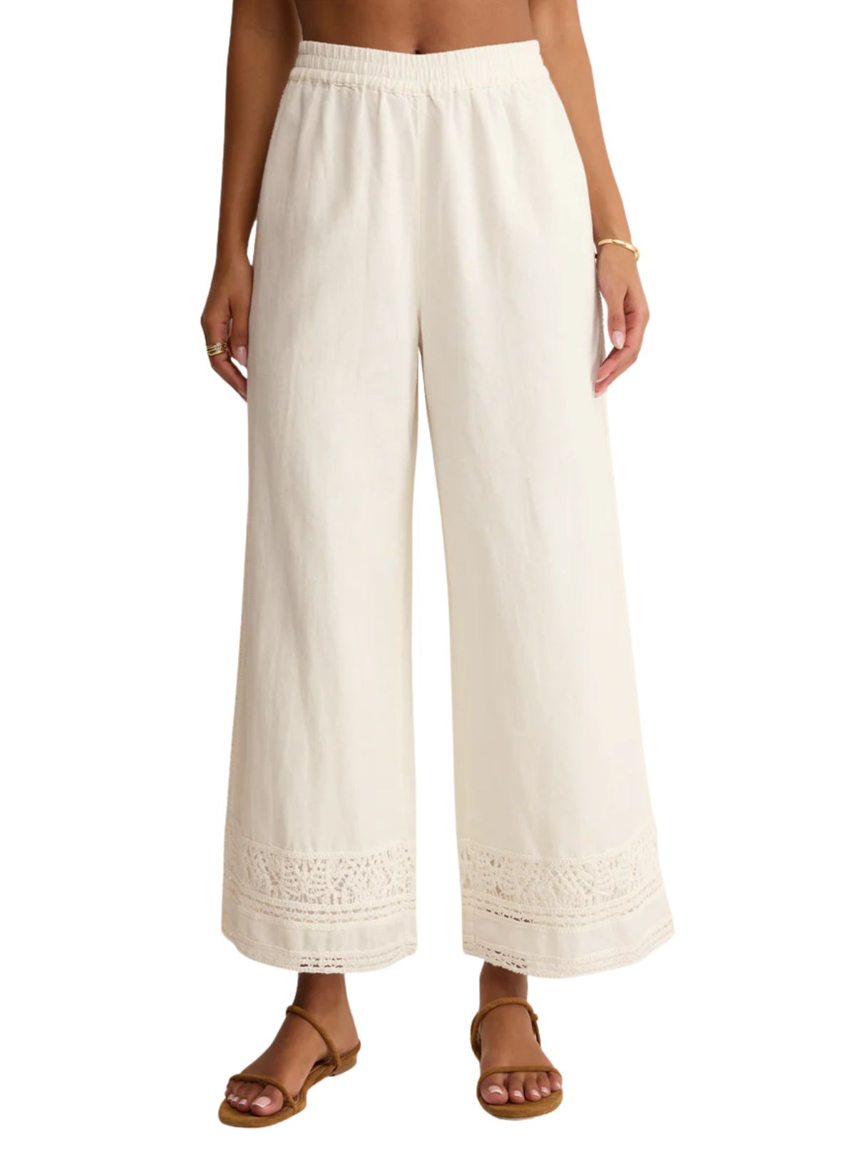 Z Supply Scout Embroidered Pant in White