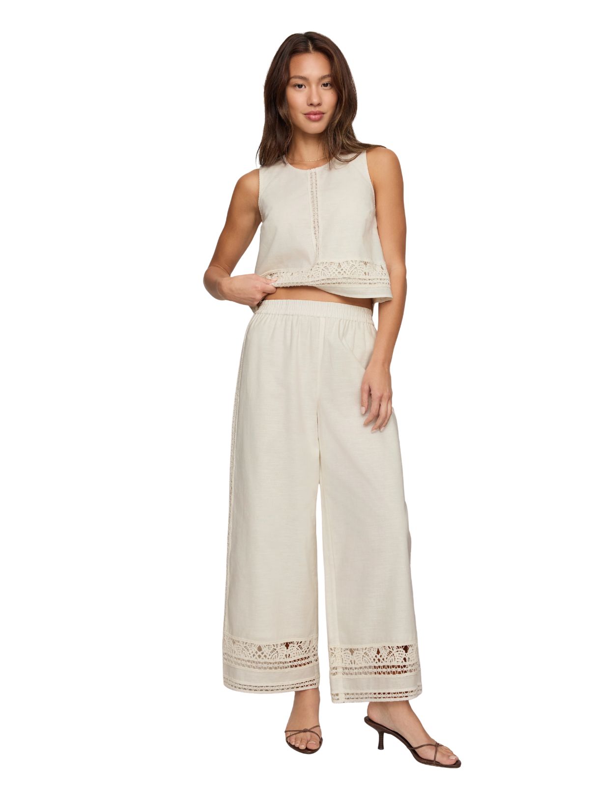 Z Supply Scout Embroidered Pant in White