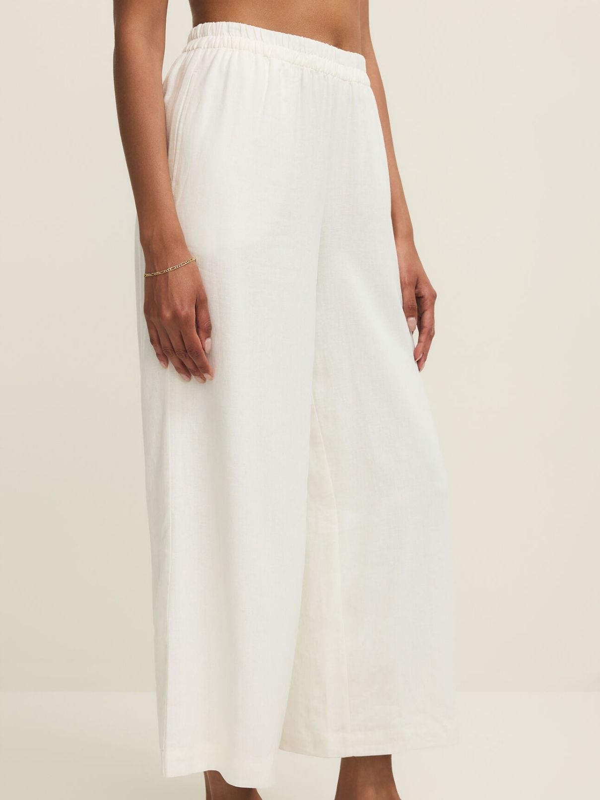 Z Supply Scout Linen Pant in White