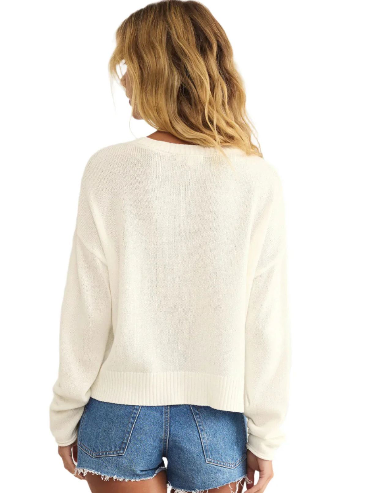 Z Supply Sienna Salty Sweater in Rivierra