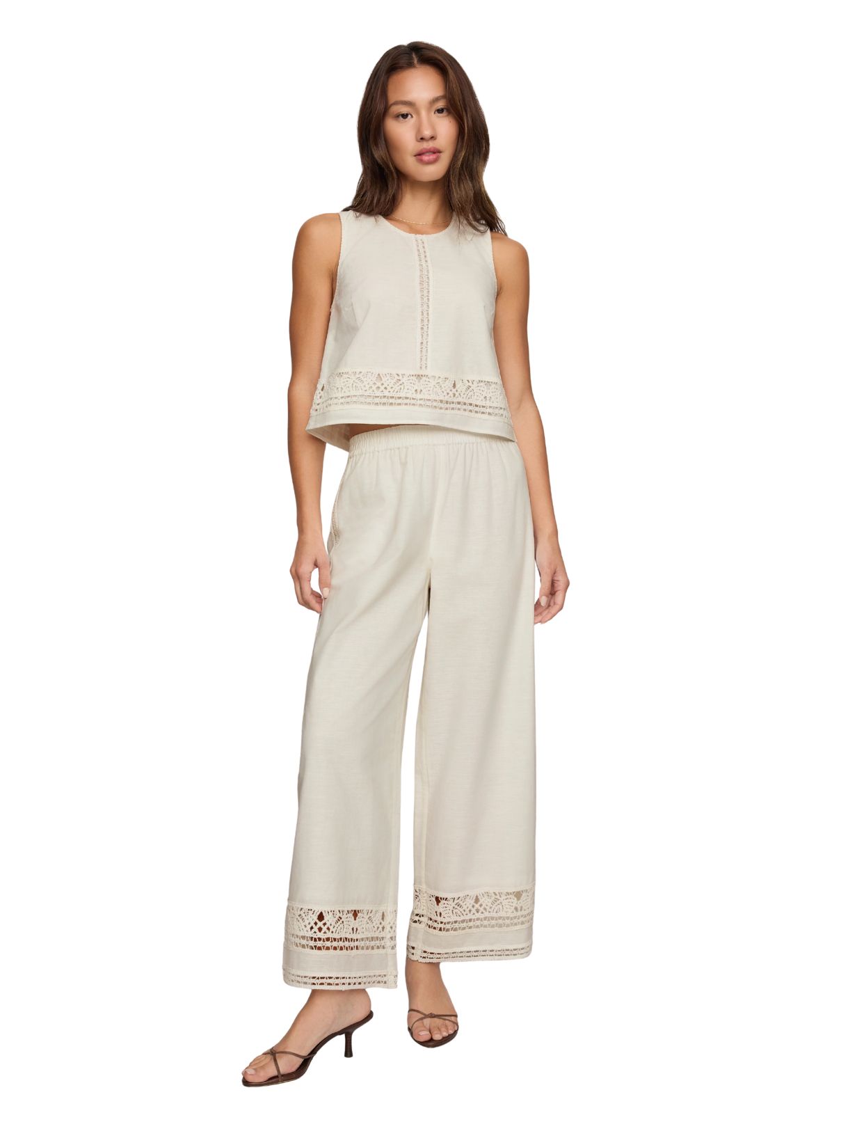 Z Supply Sloane Embroidered Top in White