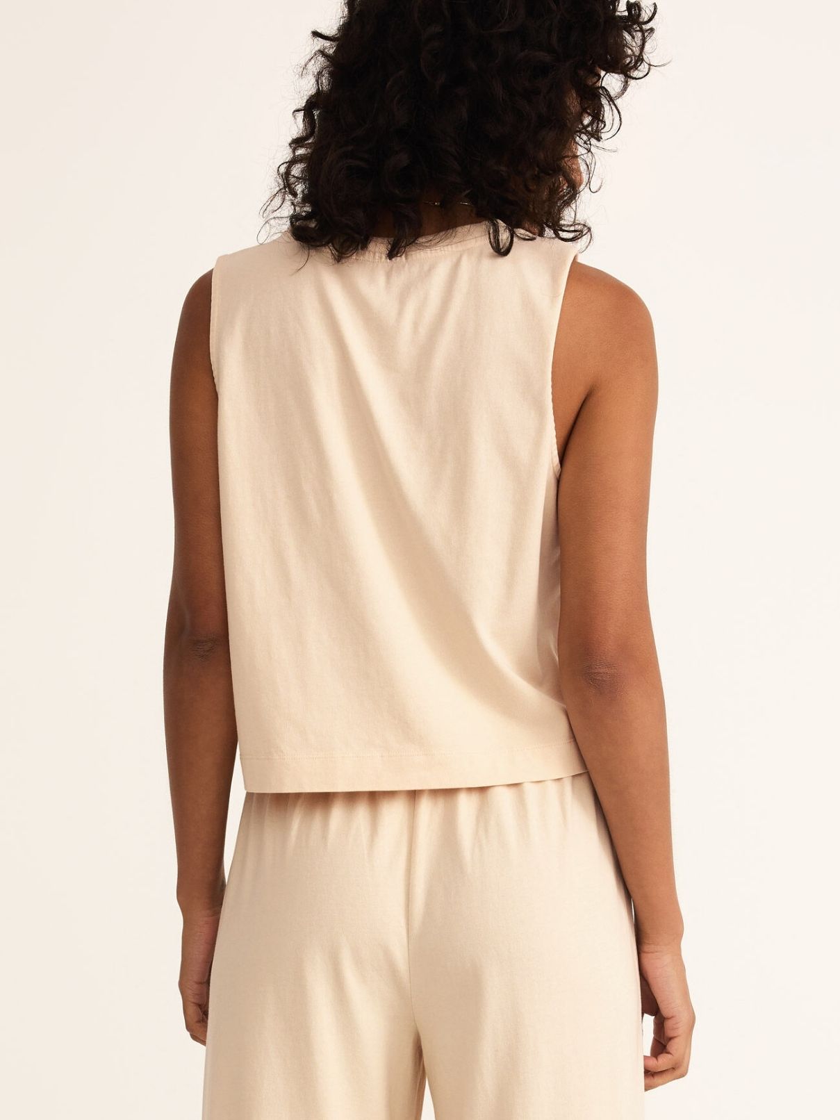 Z Supply Sloane Muscle Tank in Panna Cotta