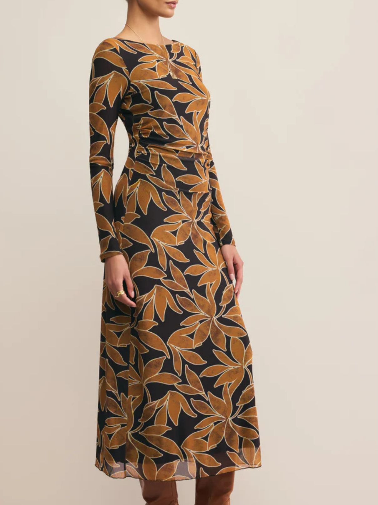 Z Supply Spellbound Mesh Floral Maxi Dress