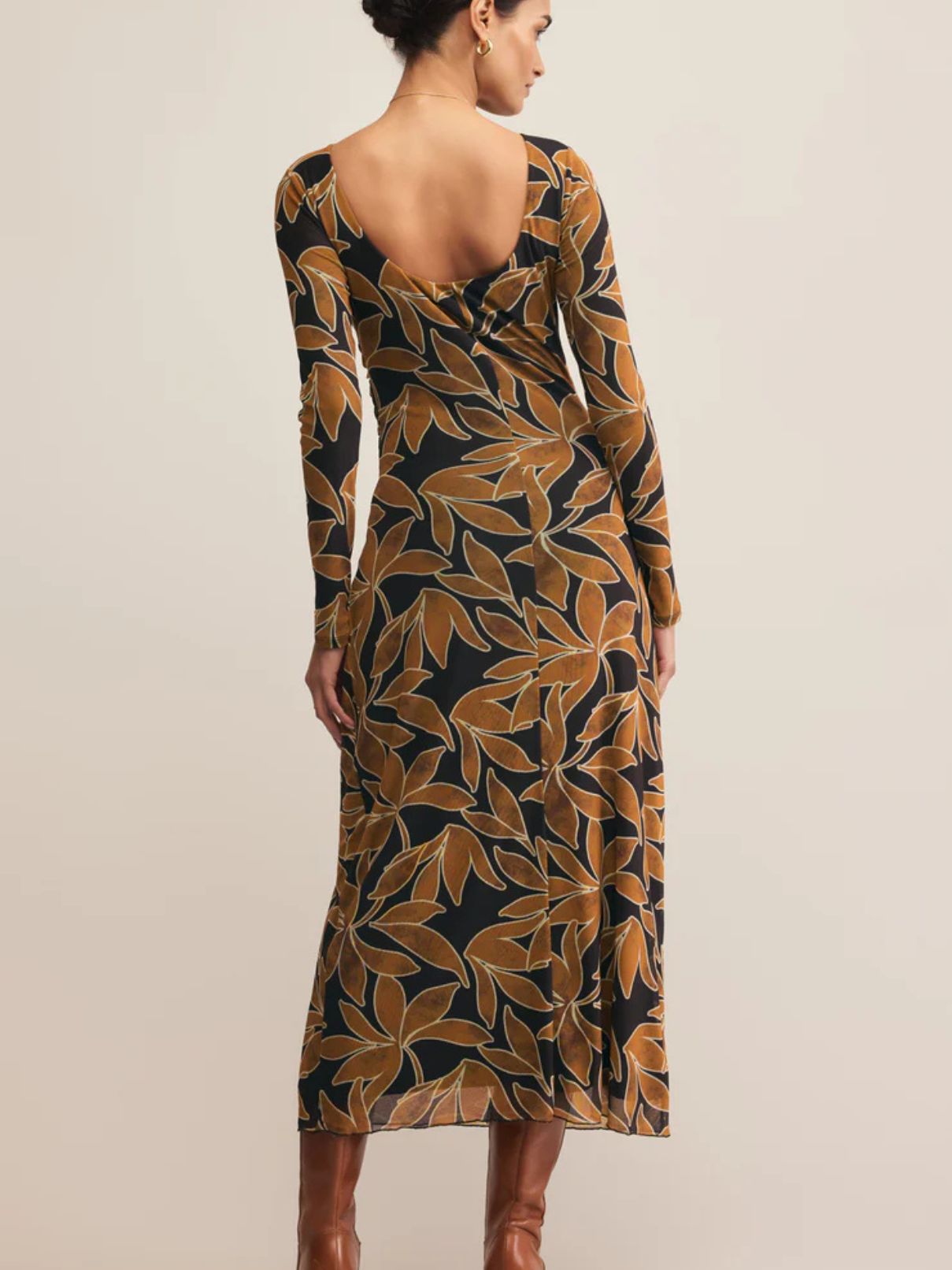 Z Supply Spellbound Mesh Floral Maxi Dress