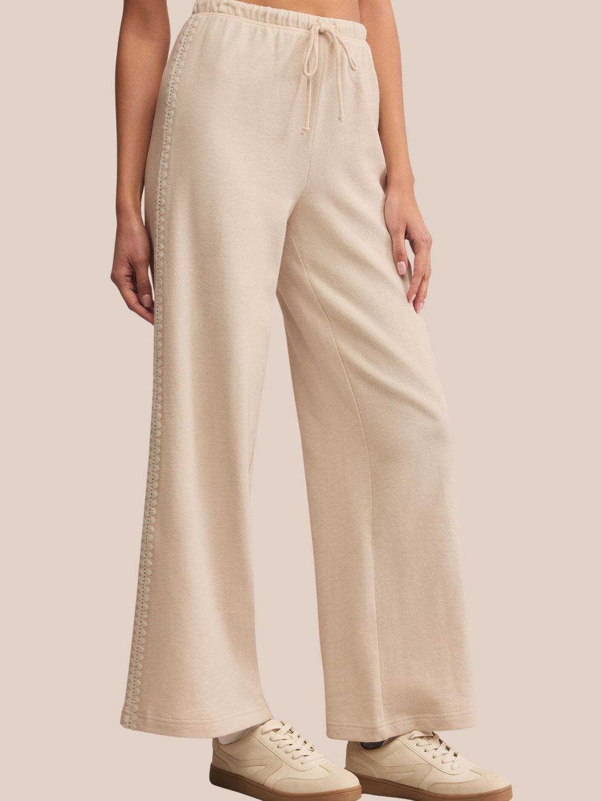 Z Supply Take All Sweatpant in Crystal