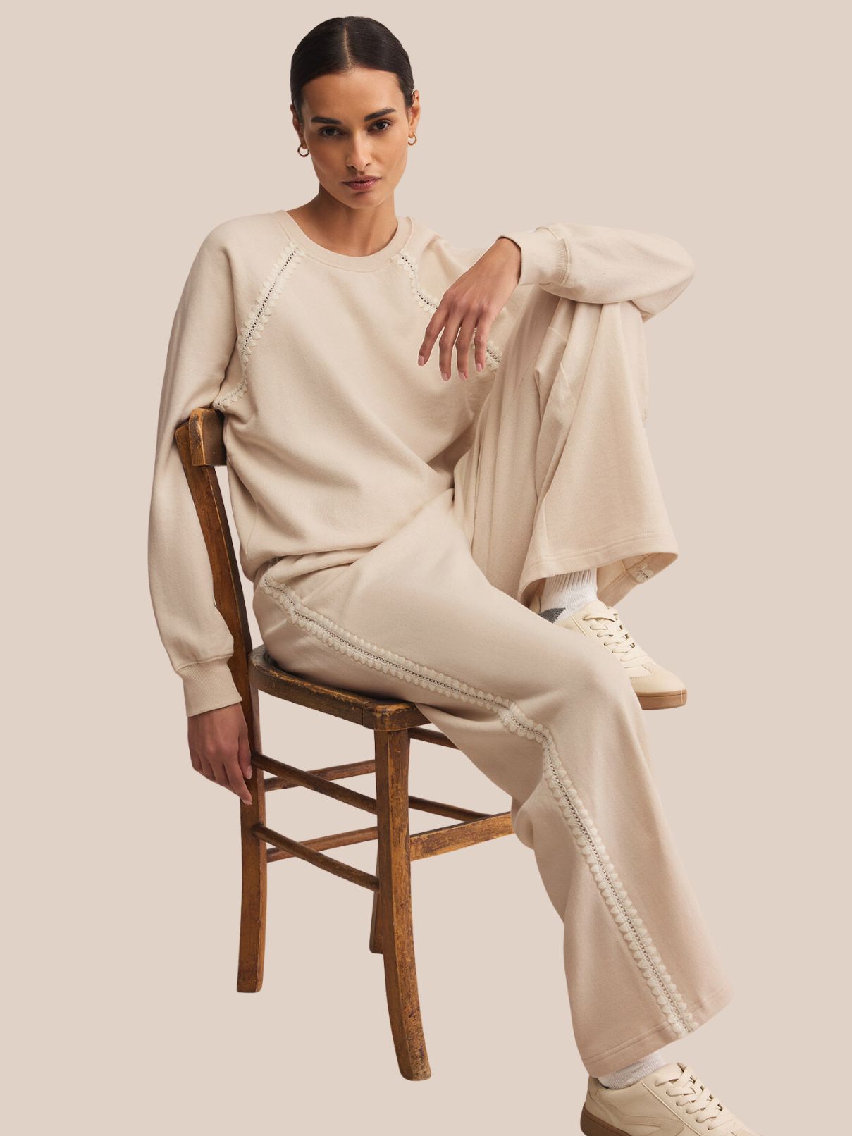 Z Supply Take All Sweatpant in Crystal