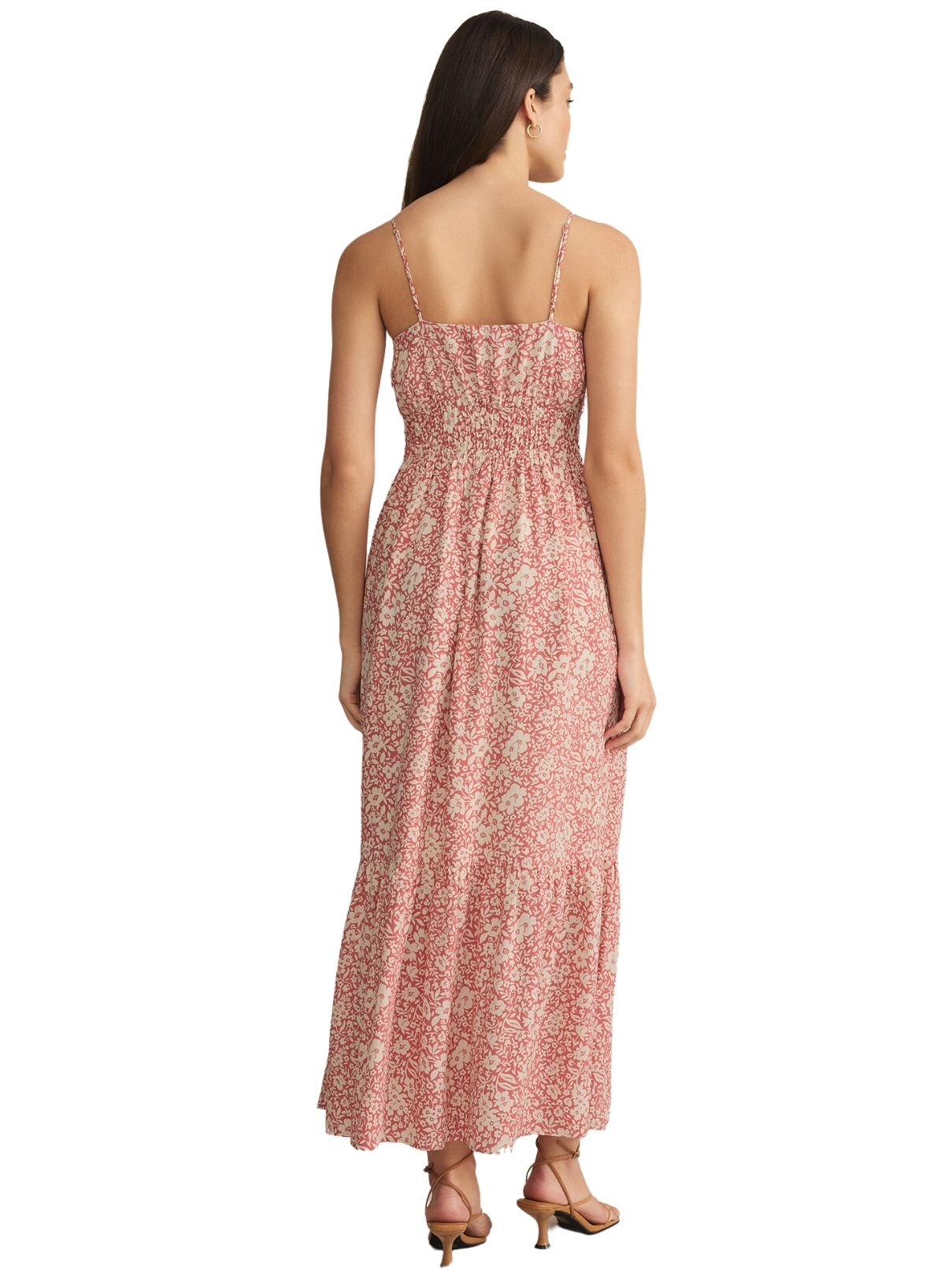 Z Supply Toluca Ynez Floral Dress in Dustry Rose