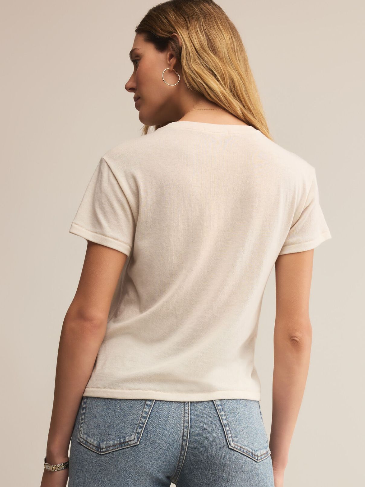 Z Supply Tourist Tee in Crystal