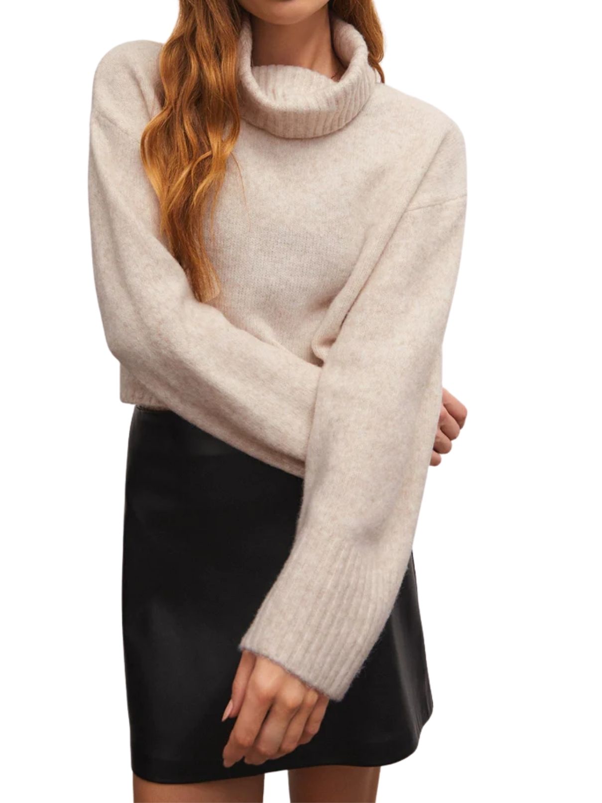 Z Supply Ursa Light Heather Oatmeal Sweater