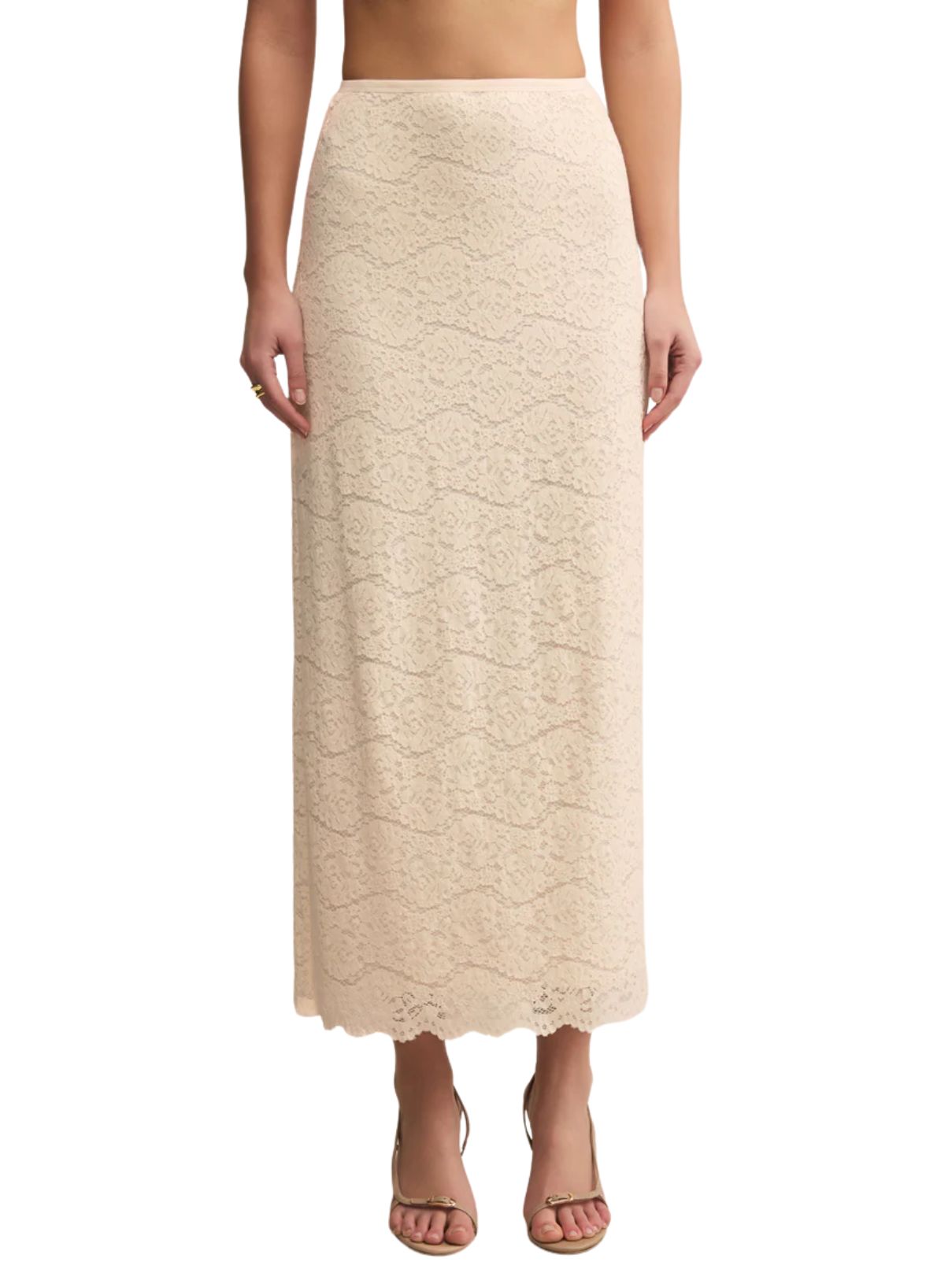 Z Supply Via Lace Midi Skirt