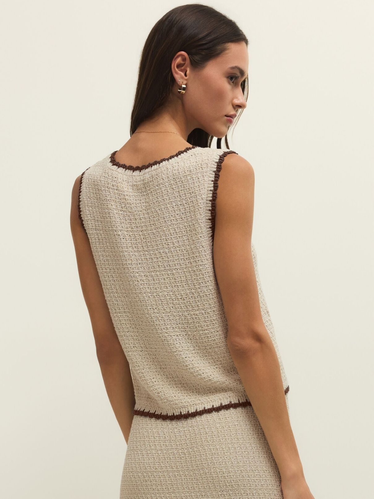 Z Supply Yessenia Whipstitch Tank in Linen