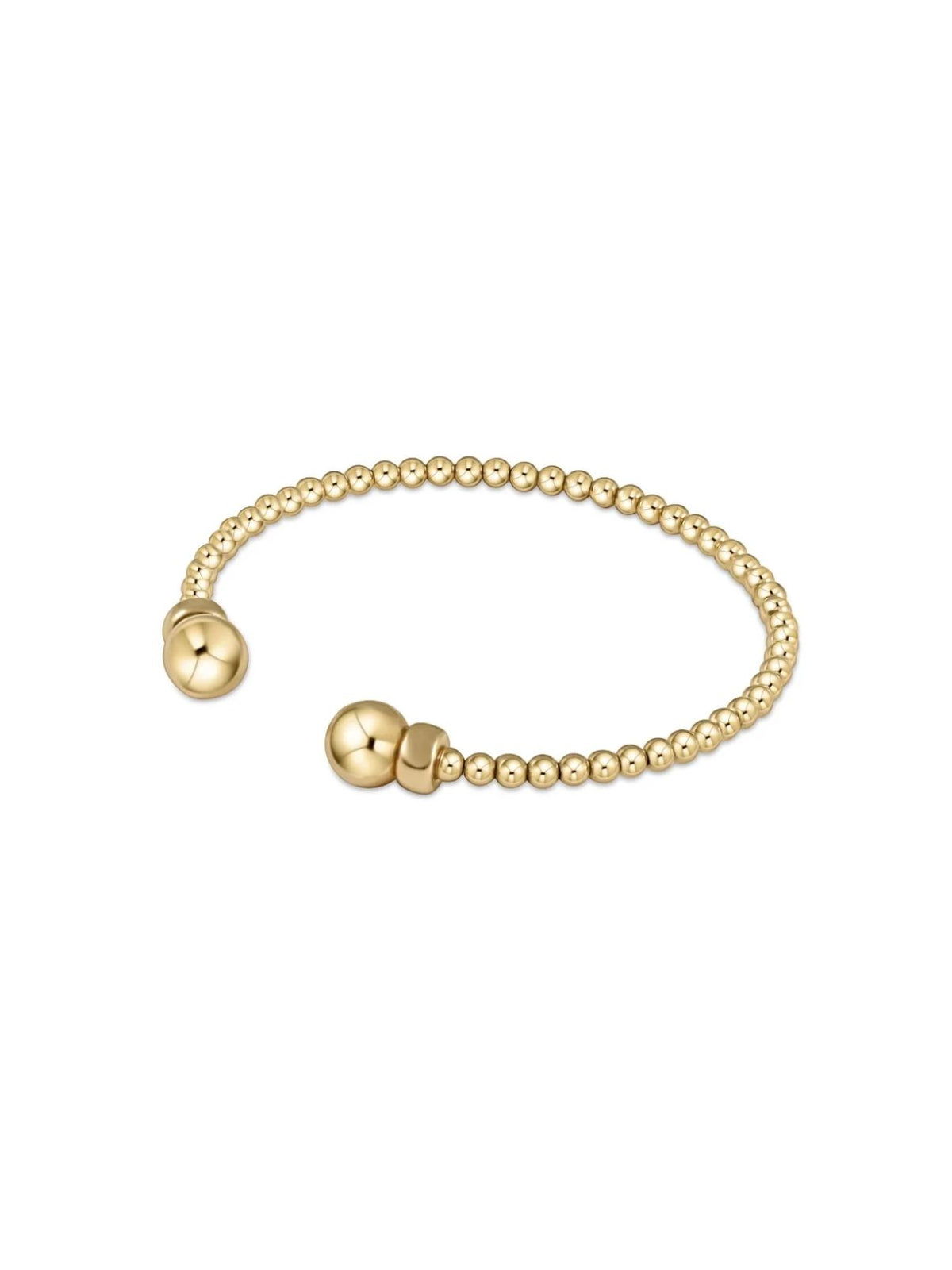 enewton Classic Gold 3mm Bead Cuff in Gold