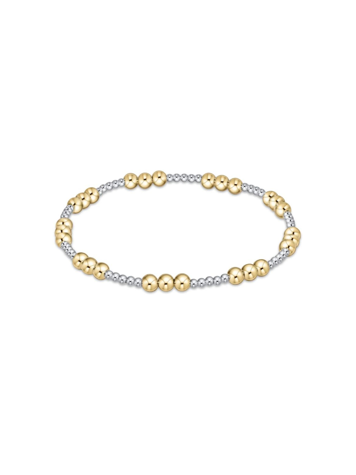 enewton Classic Joy Mixed Metal 4mm Bead Bracelet
