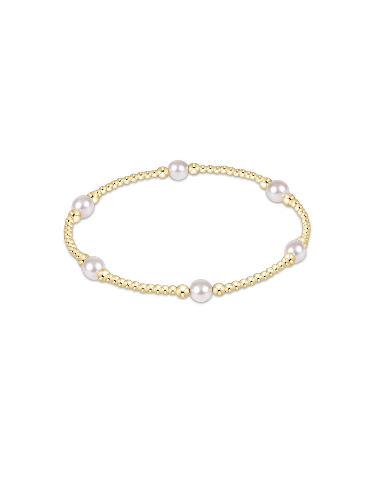 enewton Purpose Pearl 5mm Gold Bracelet
