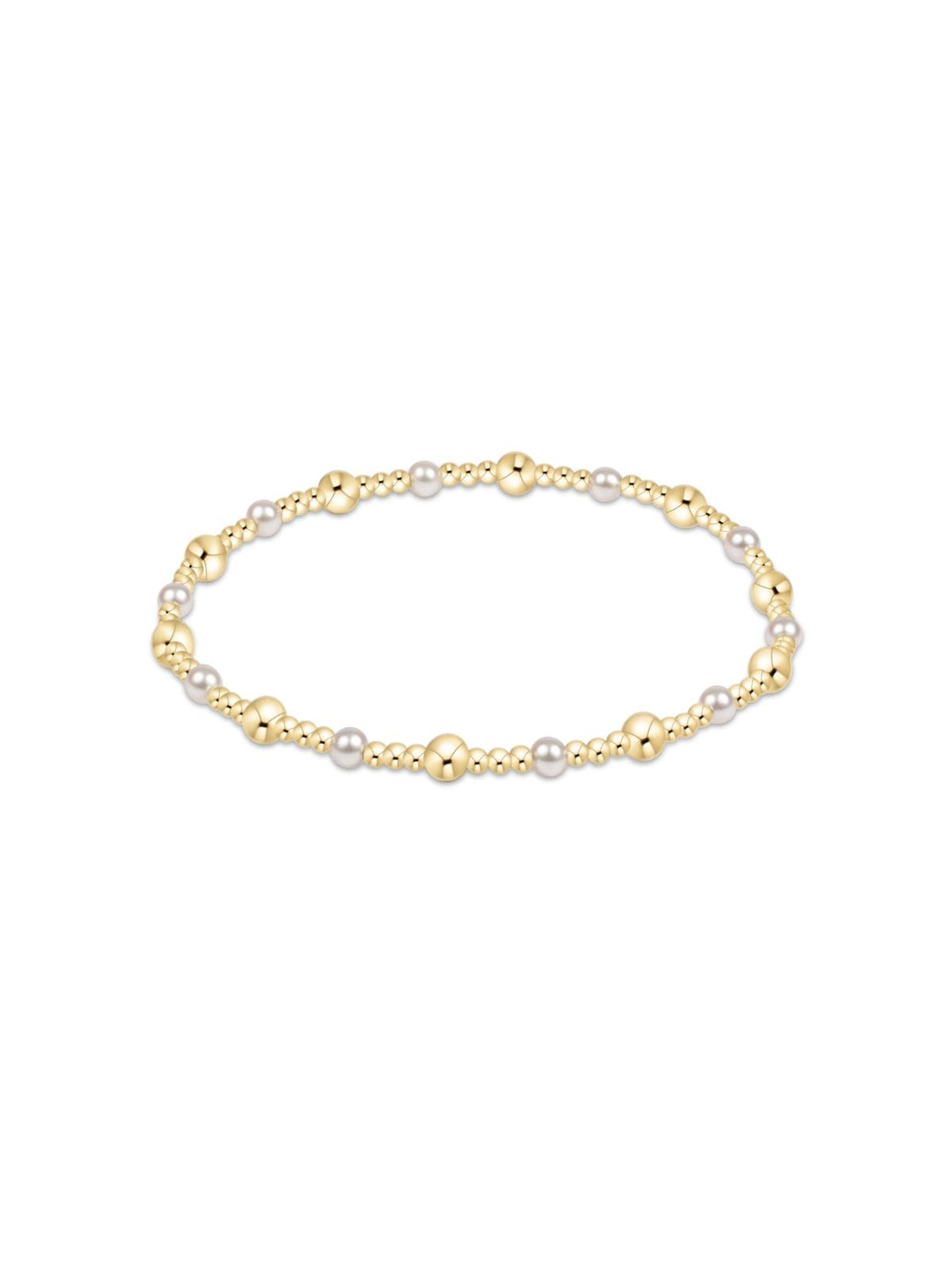 enewton Sincerity Gold & Pearl 4mm Bracelet