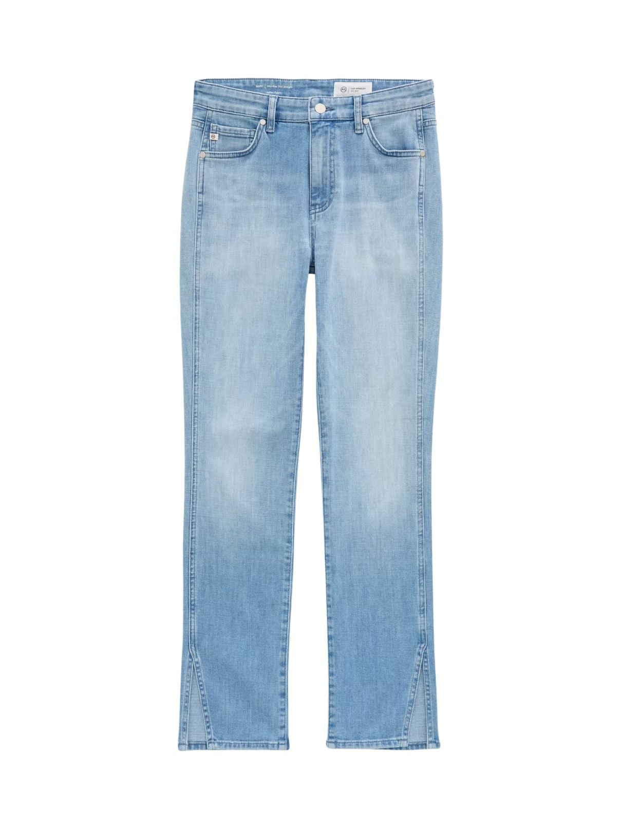 AG Denim Mari Mid-Rise Straight Jean
