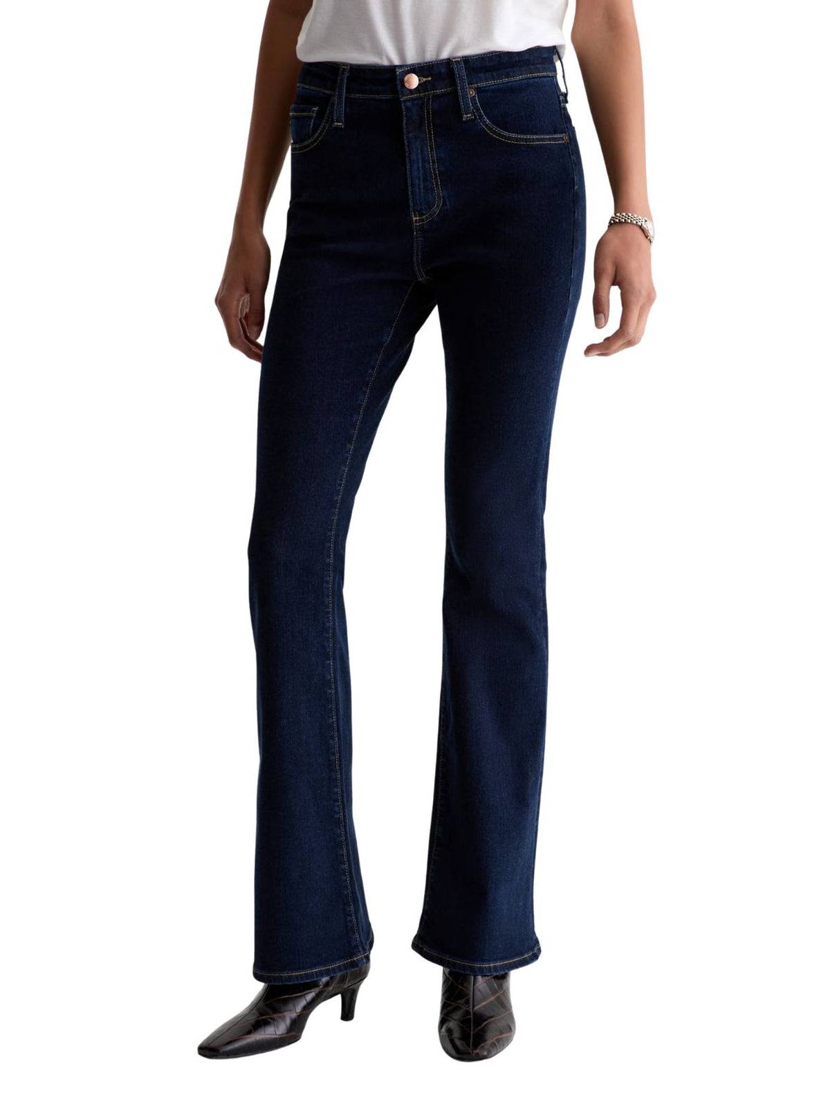 AG Farrah Boot Mid-Rise Bootcut Jeans in Modern Indigo