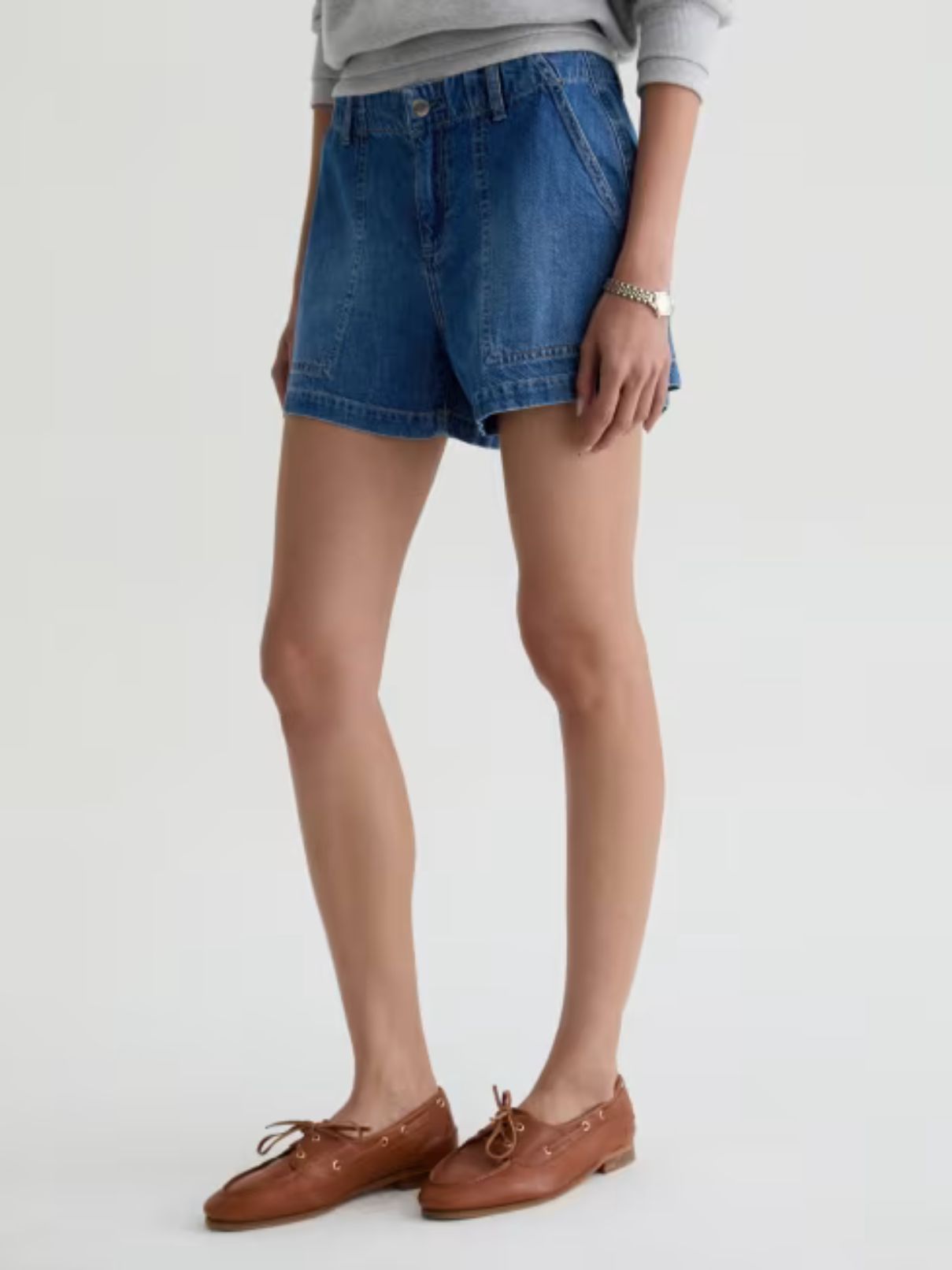 AG Jeans Analeigh Short in Gold Mountain