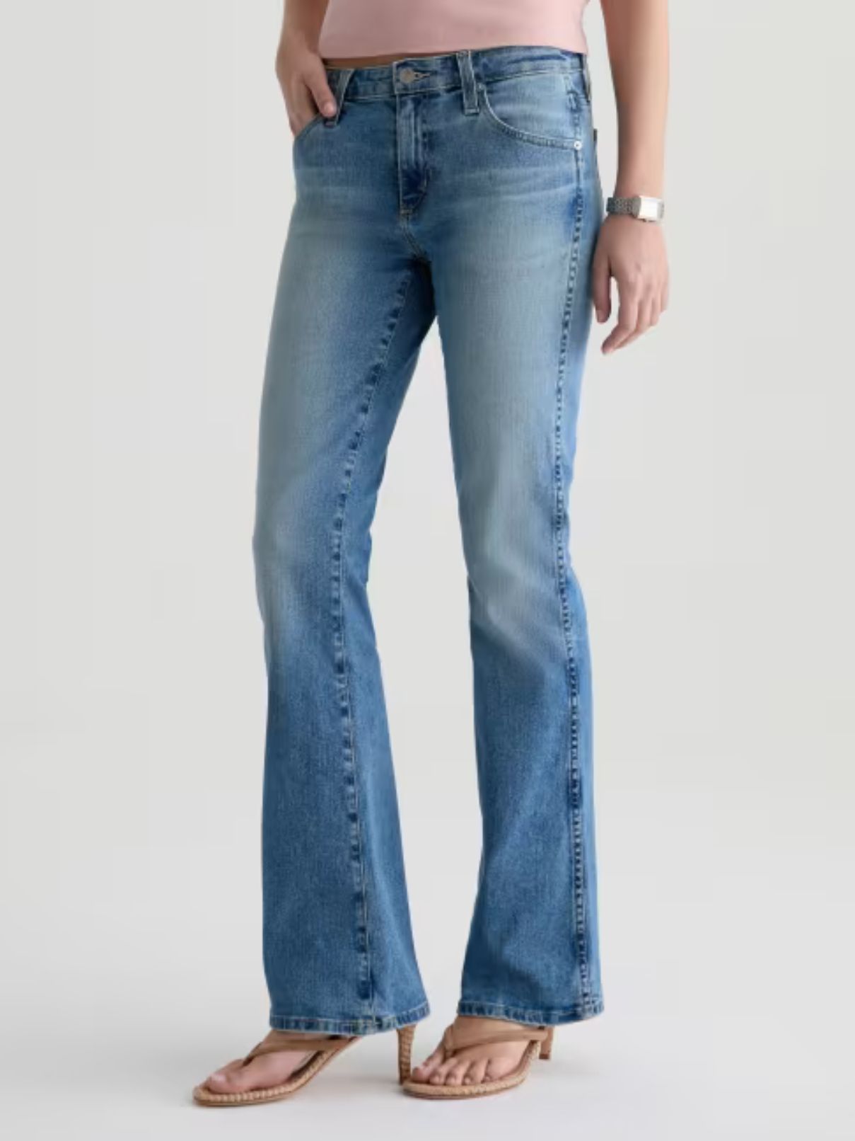 AG Jeans Angel Low Rise Boot in 15 Yrs Aviator