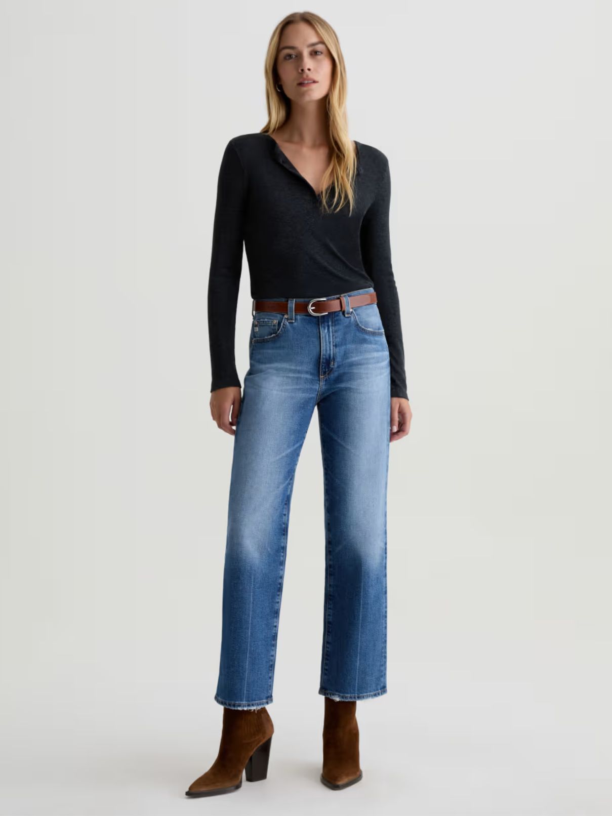 AG Jeans Brinley Crop in 17 Years Mystery