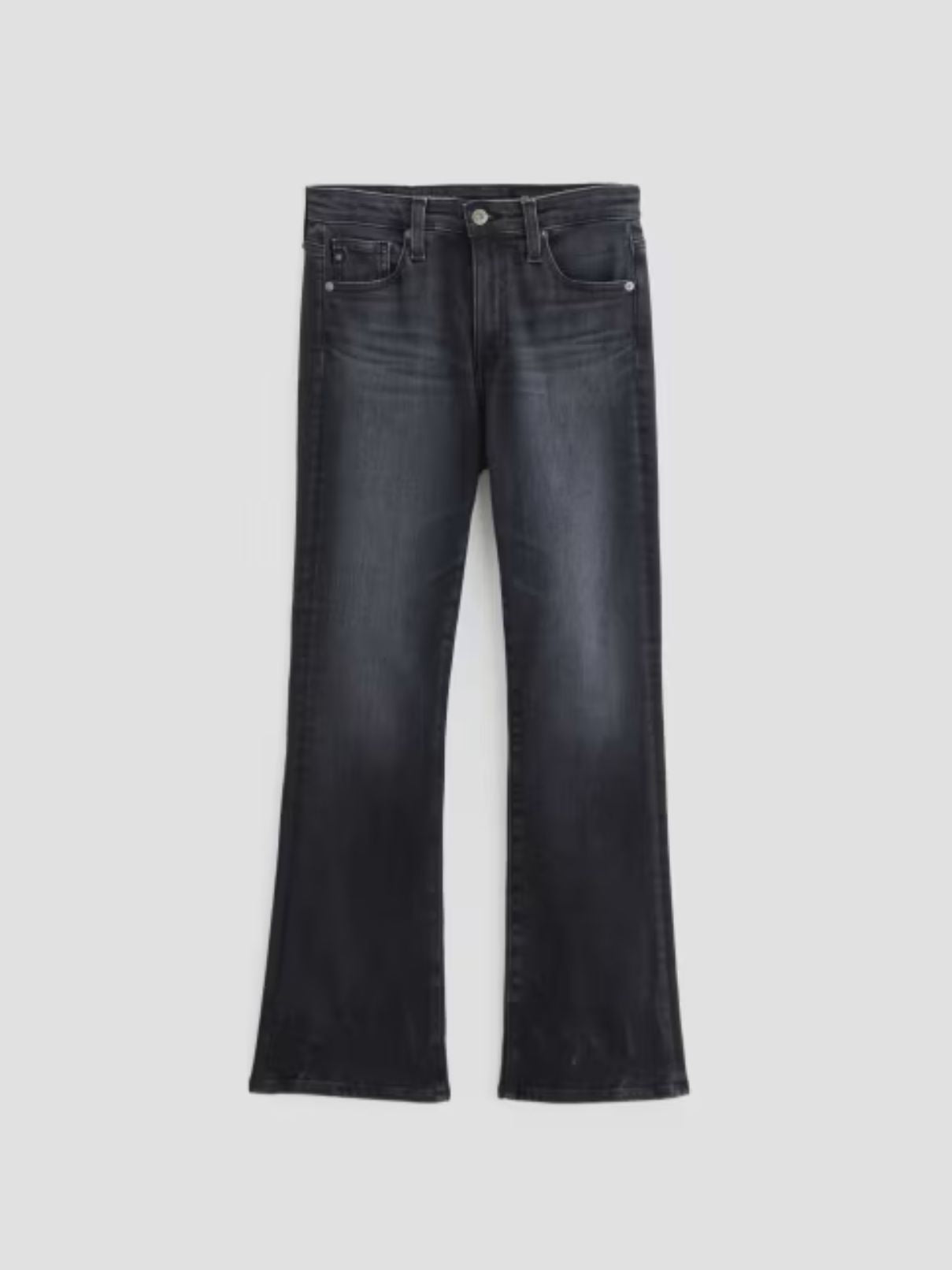 AG Jeans Farrah Boot Crop Mid Rise Jean in Glitch