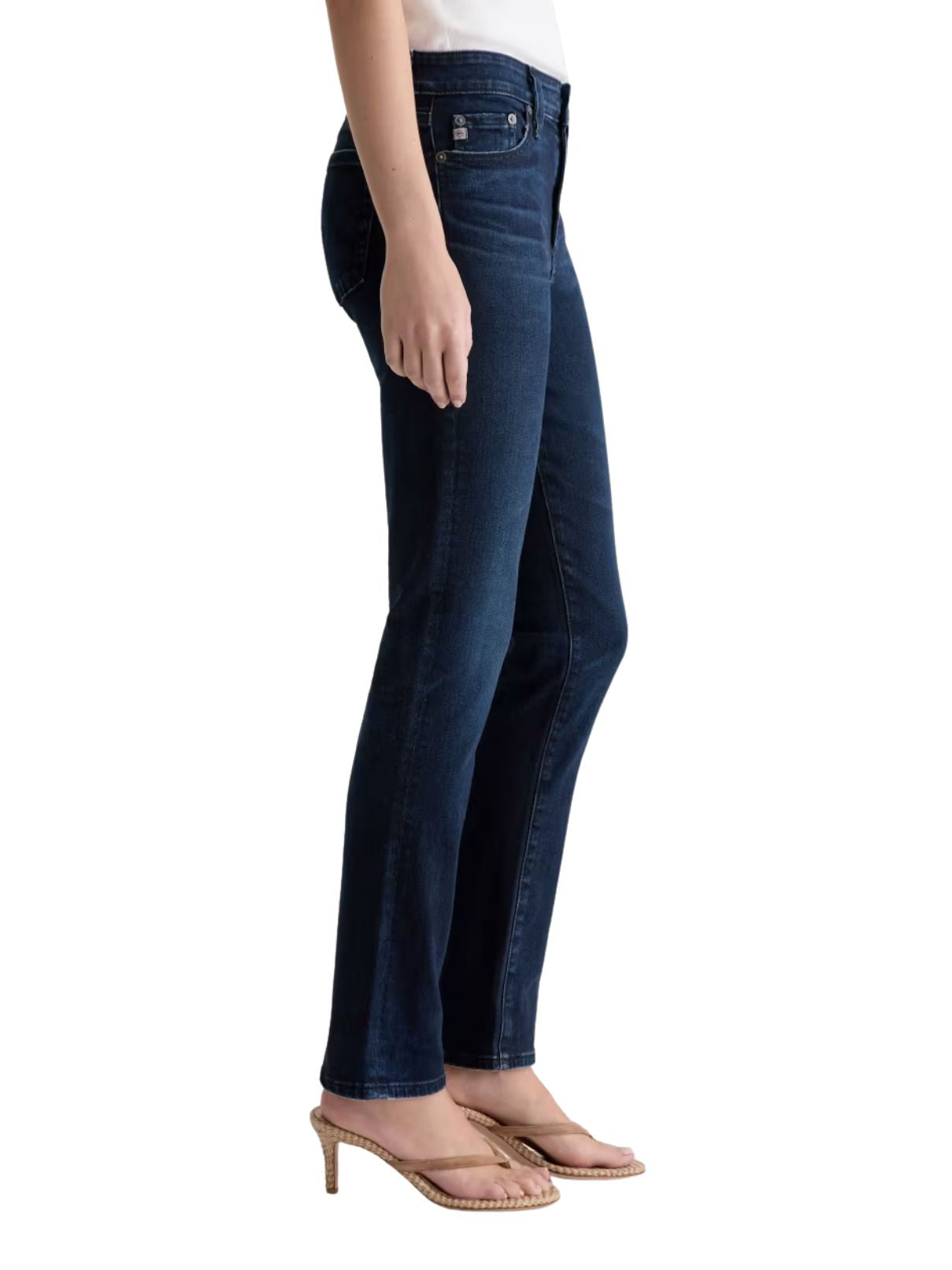 AG Mari Mid-Rise Slim Straight Jeans – 3 Years Highrise