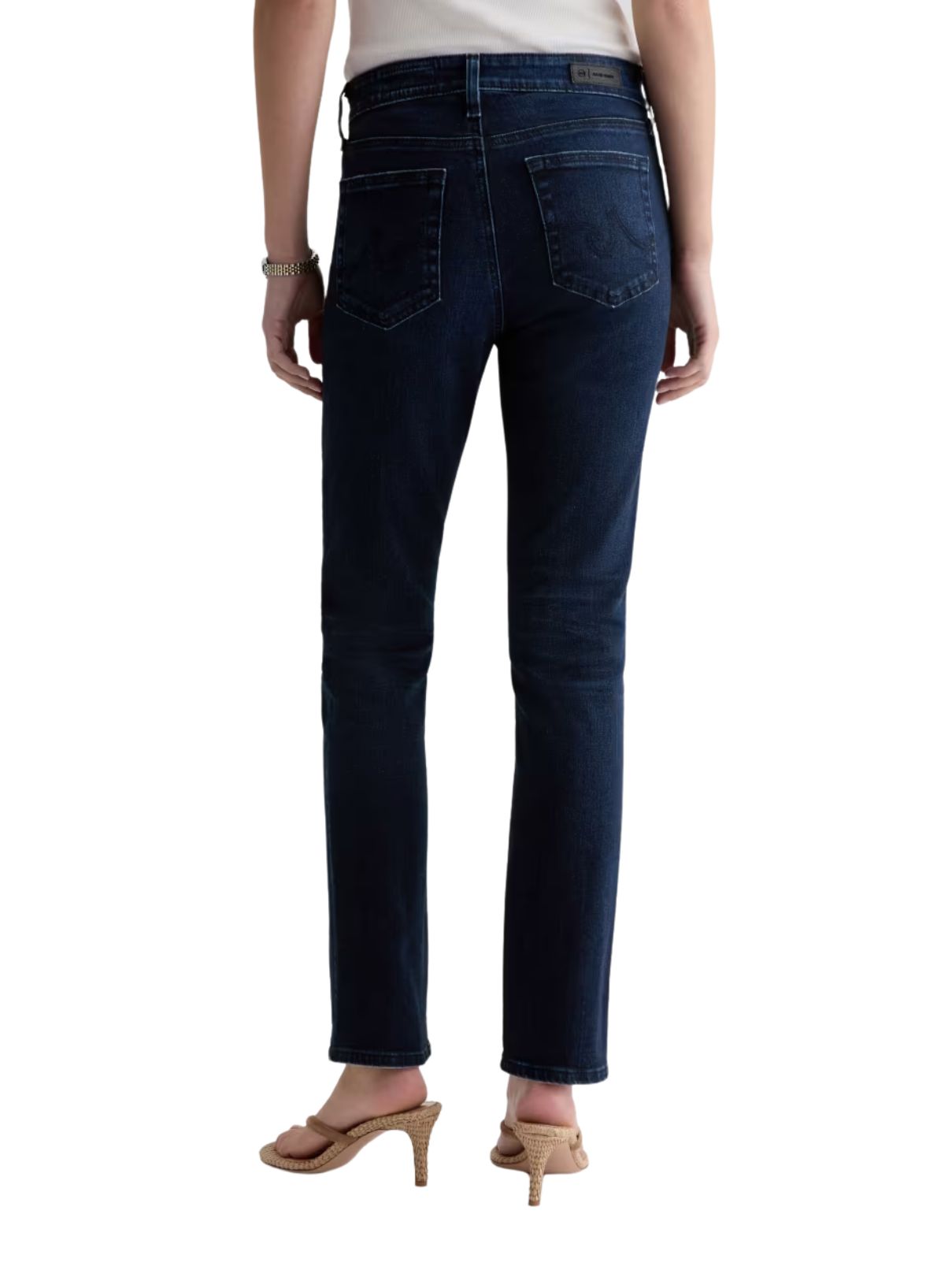 AG Mari Mid-Rise Slim Straight Jeans – 3 Years Highrise