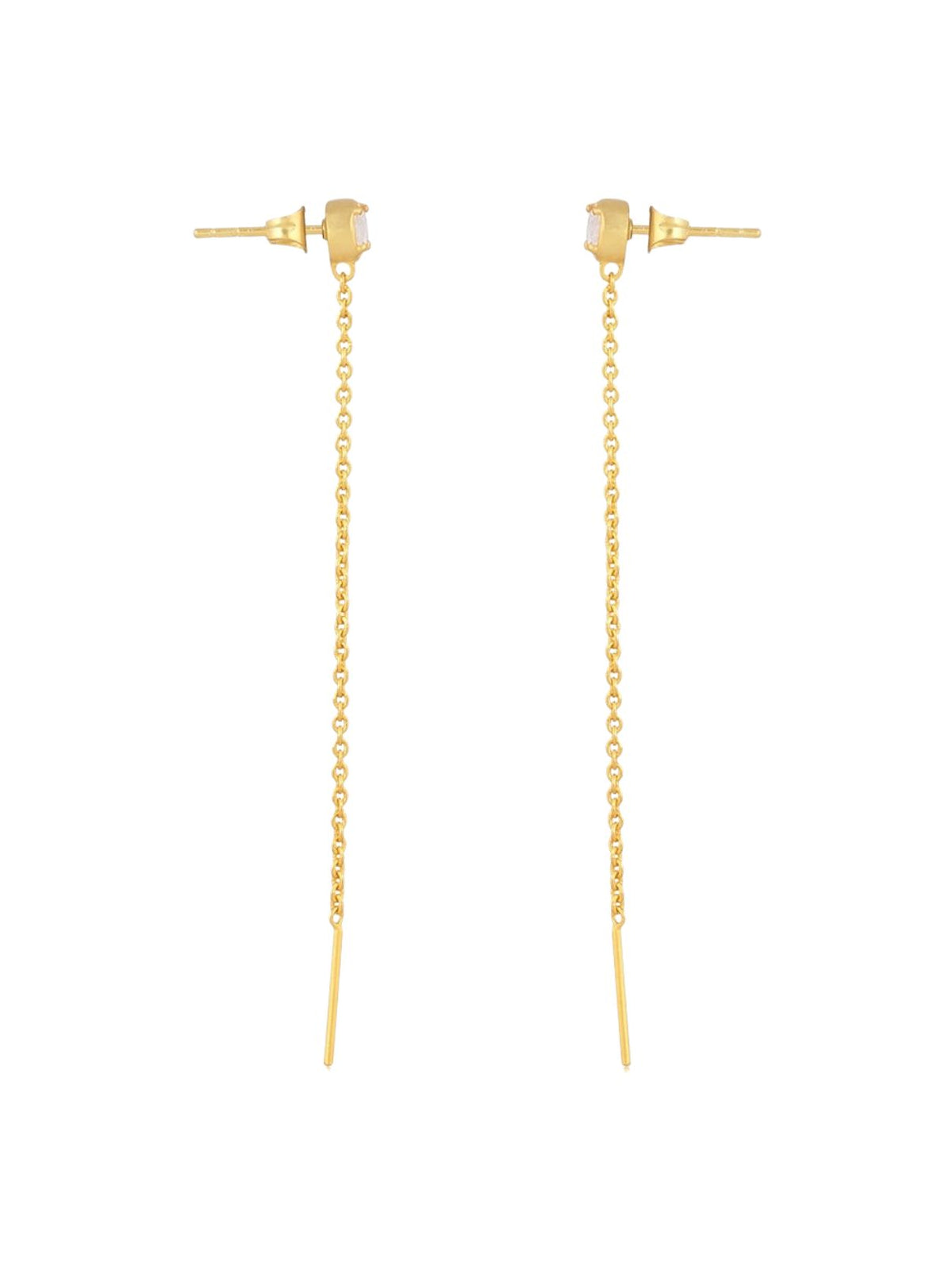 Amily Chain Duster Earrings in Gold