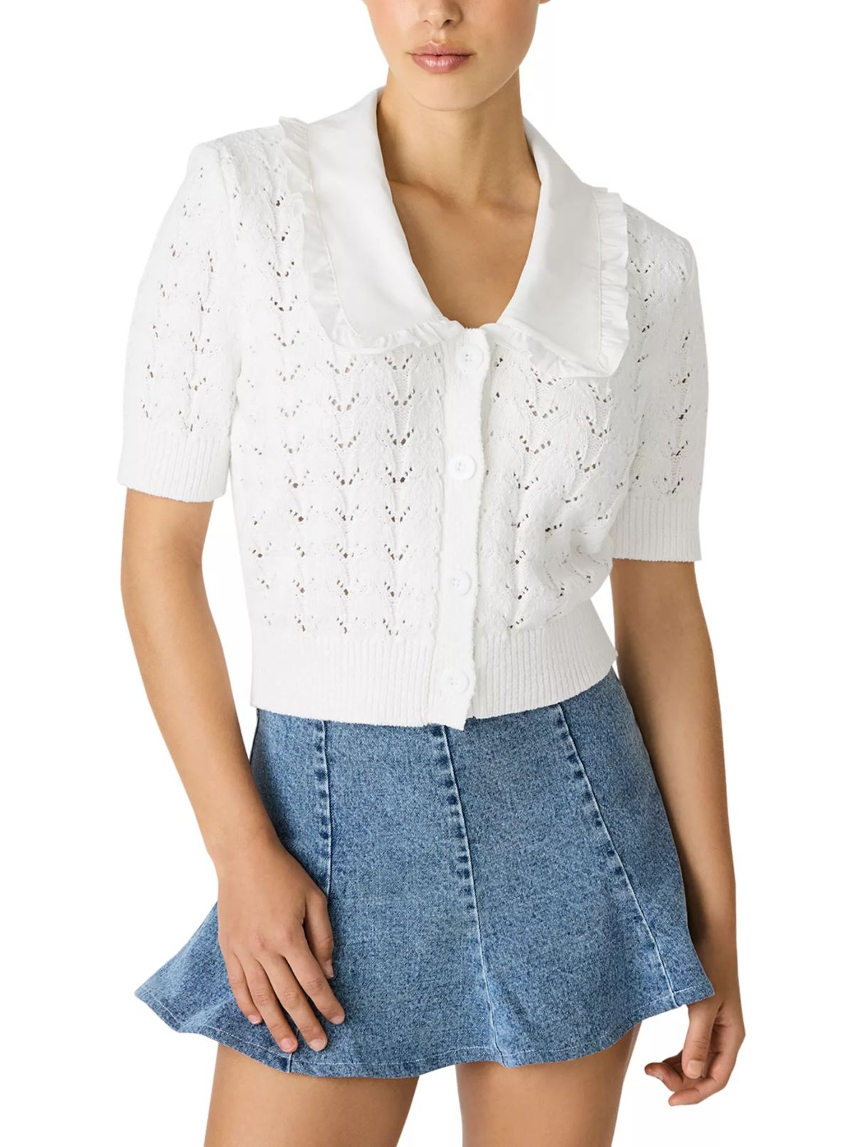 BB Dakota by Steve Madden Acada Sweater in Cream