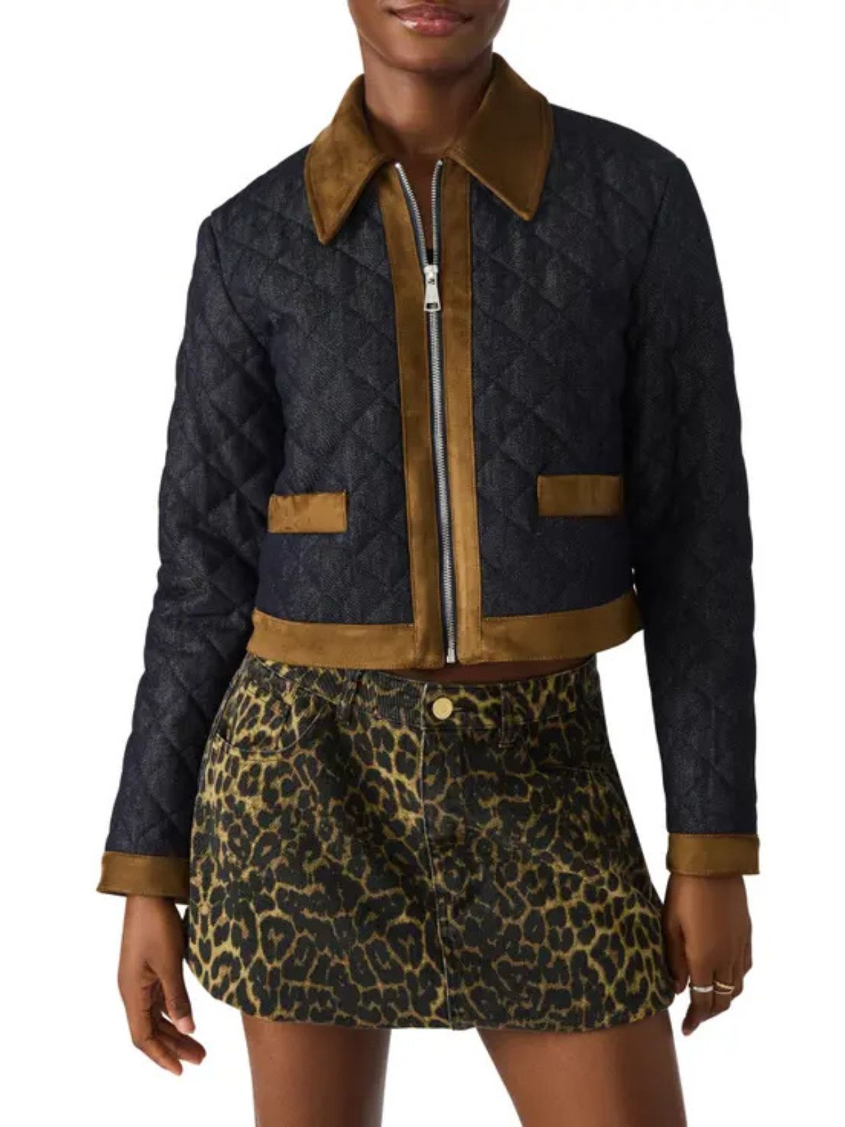 BB Dakota by Steve Madden Agatha Jacket in Dark Indigo