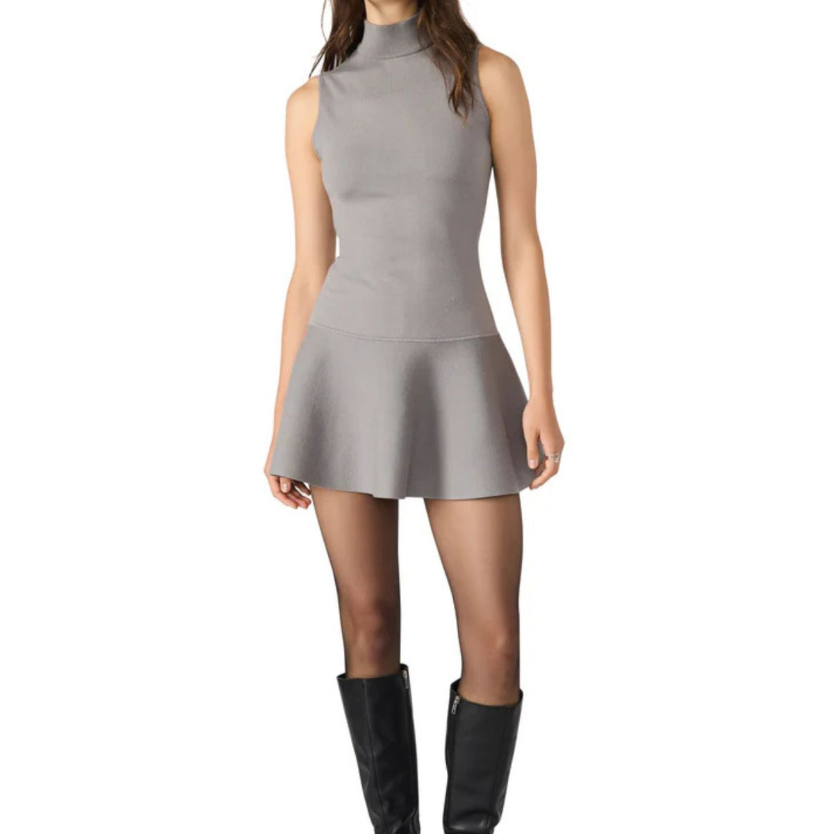 Bb Dakota by Steve Madden Breslin Sweater Dress in Heather Grey
