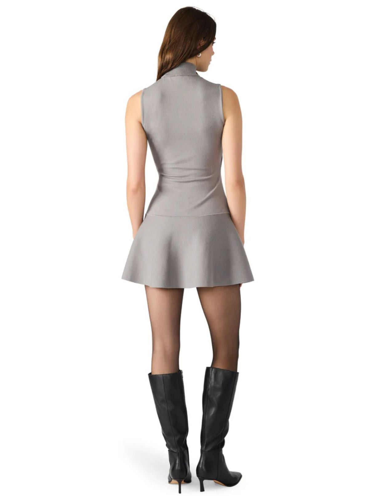 BB Dakota by Steve Madden Breslin Sweater Dress in Heather Grey