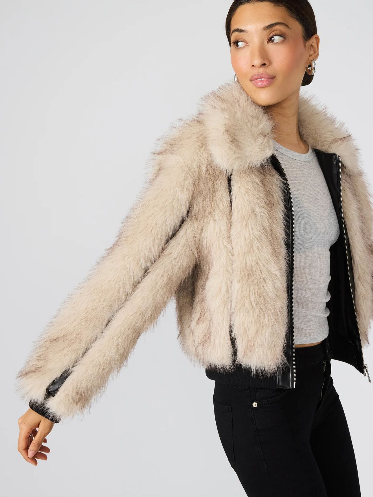 BB Dakota by Steve Madden Charmaine Jacket in Natural