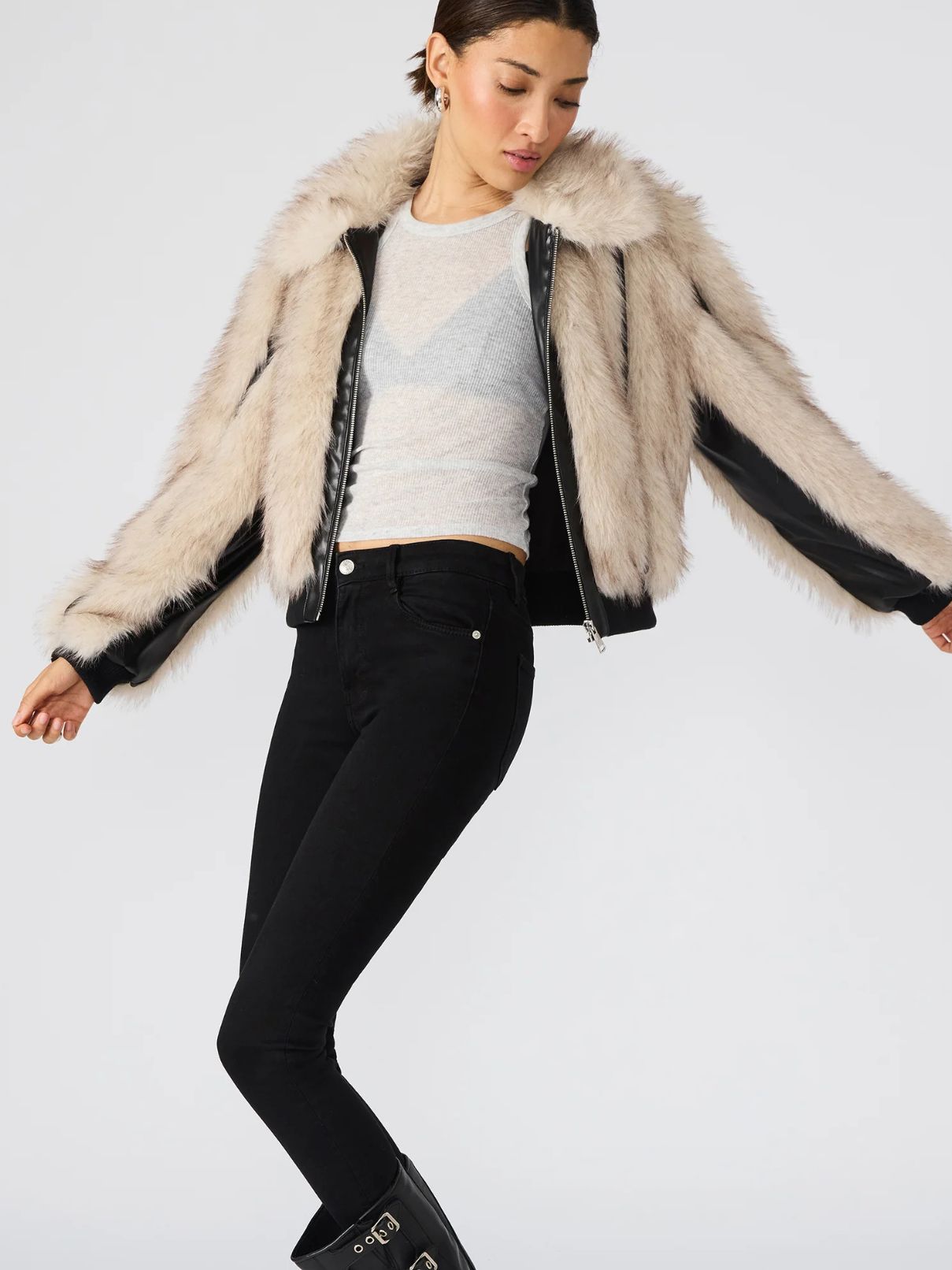 BB Dakota by Steve Madden Charmaine Jacket in Natural