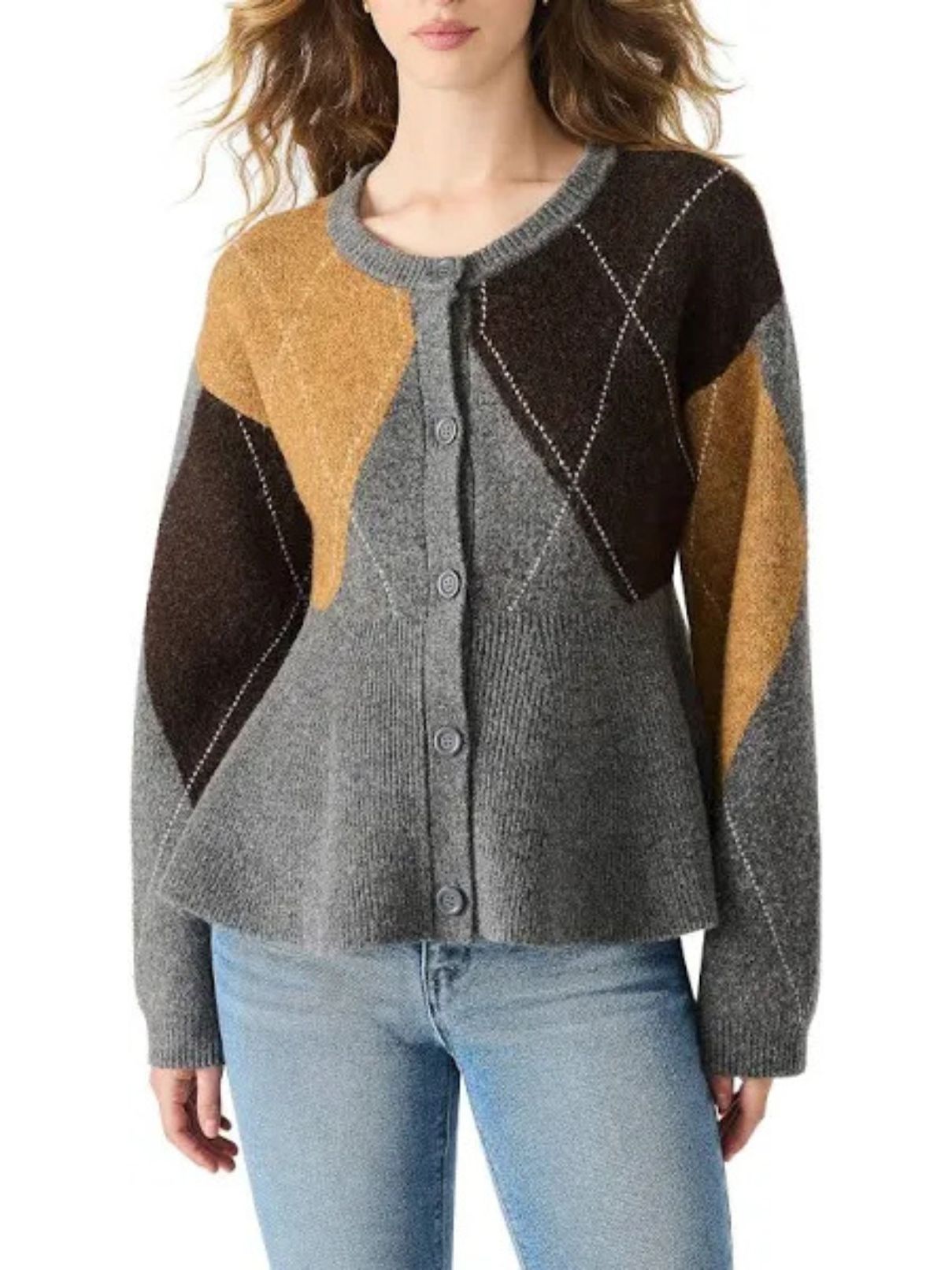 BB Dakota by Steve Madden Lillie Cardigan in Multi